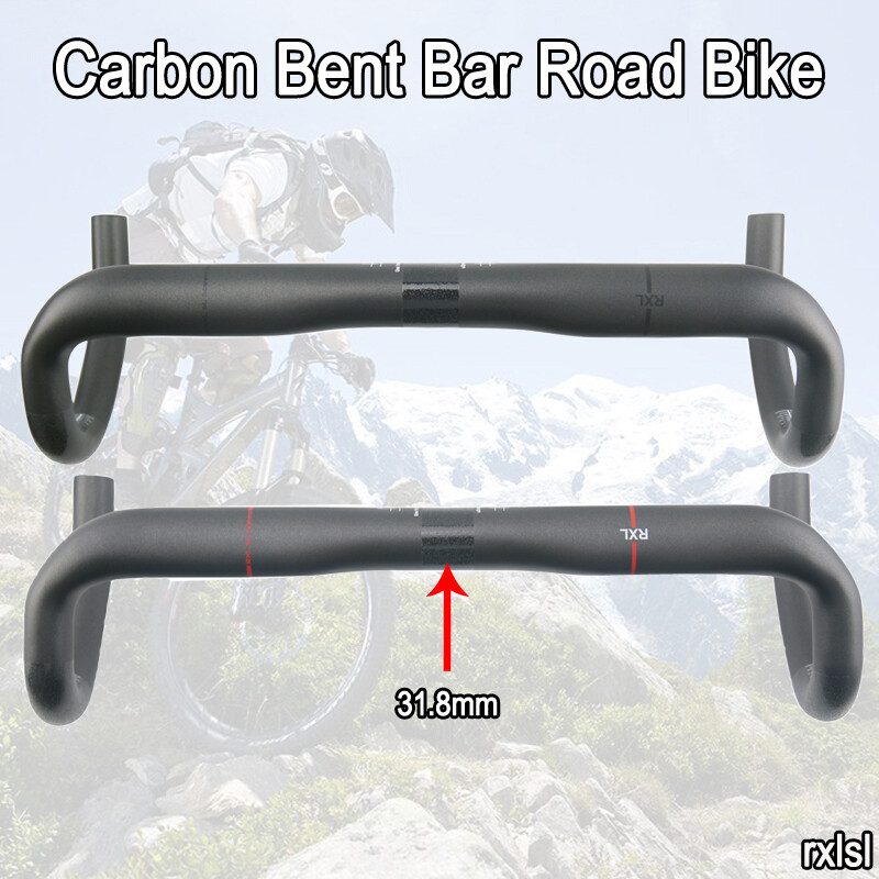Carbon Road Bicycle Handlebar 400/420/440mm Drop Bent Bar for Cycling UD RXL SL