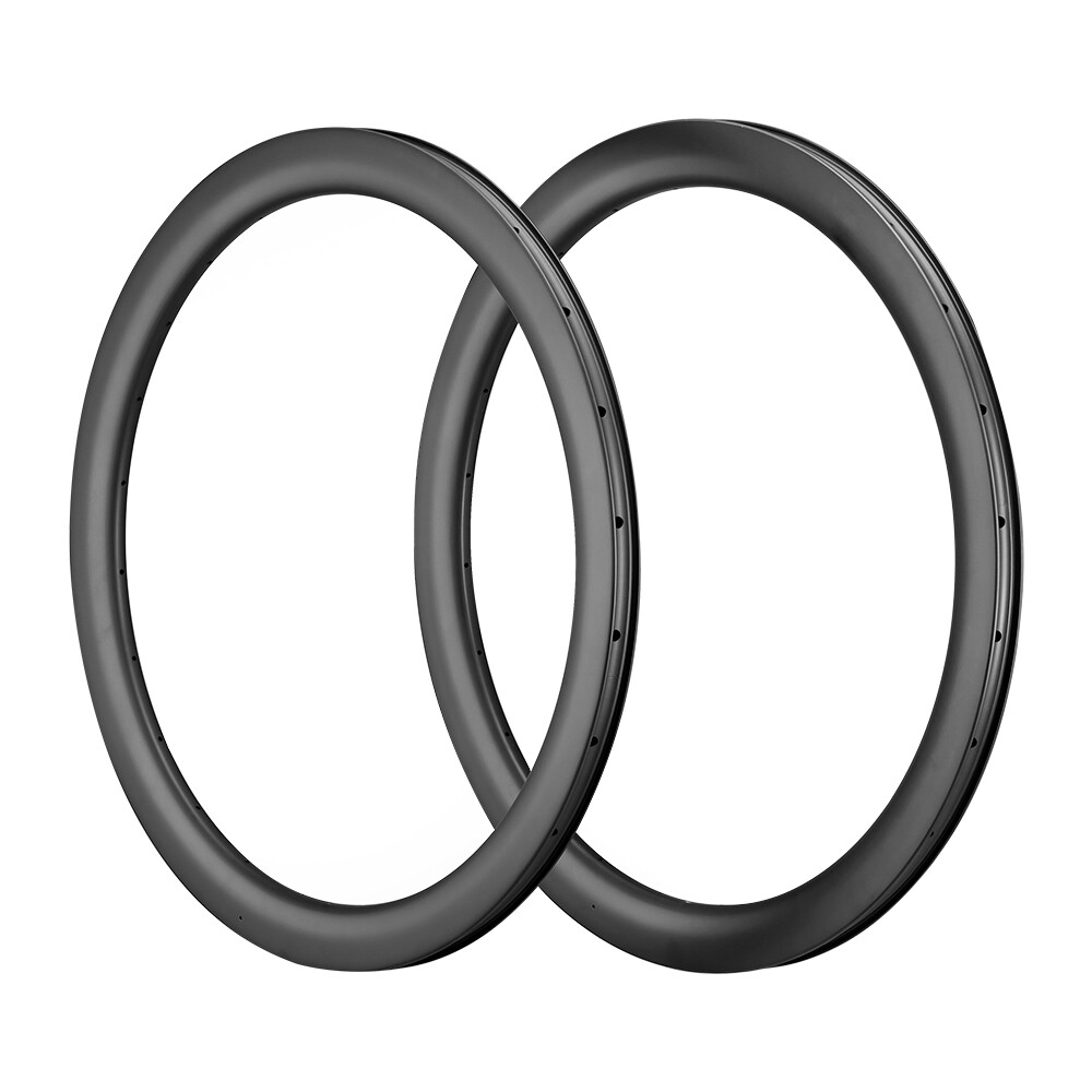 700C Carbon Disc Brake Road Bike Rims 40/45/50/55mm Clincher Tubeless