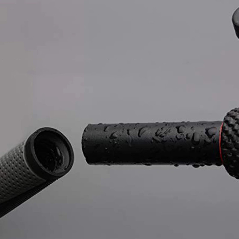 Rubber Bike Handle Bar Grip – 5 Inch Bicycle Grips Black – *PAIR* – US SELLER
