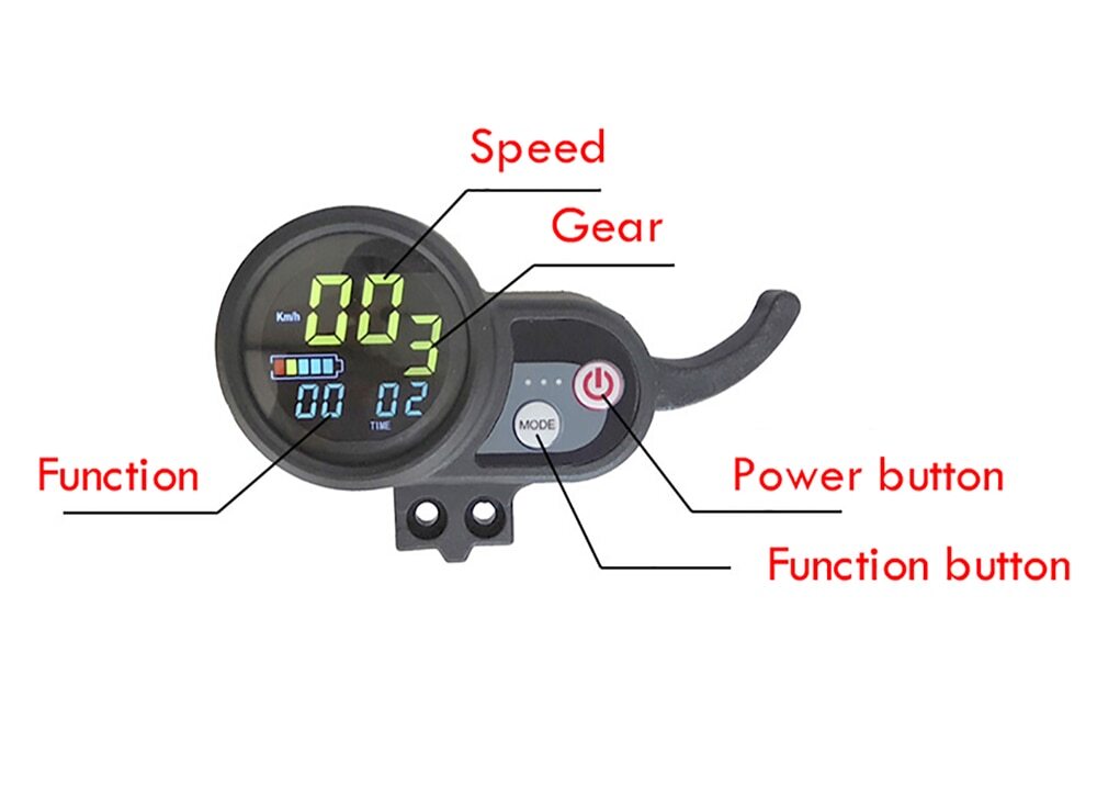 Ebike Controller Bike LCD Display For Electric Bicycle Controller 36V48V52V60V