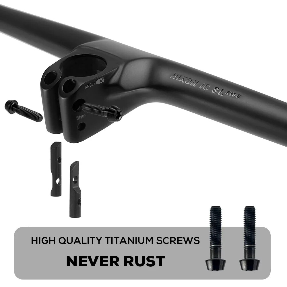 4°/5° Rise 15mm/25mm Full Carbon Fiber MTB Bicycle Integrated Cockpit Handlebar