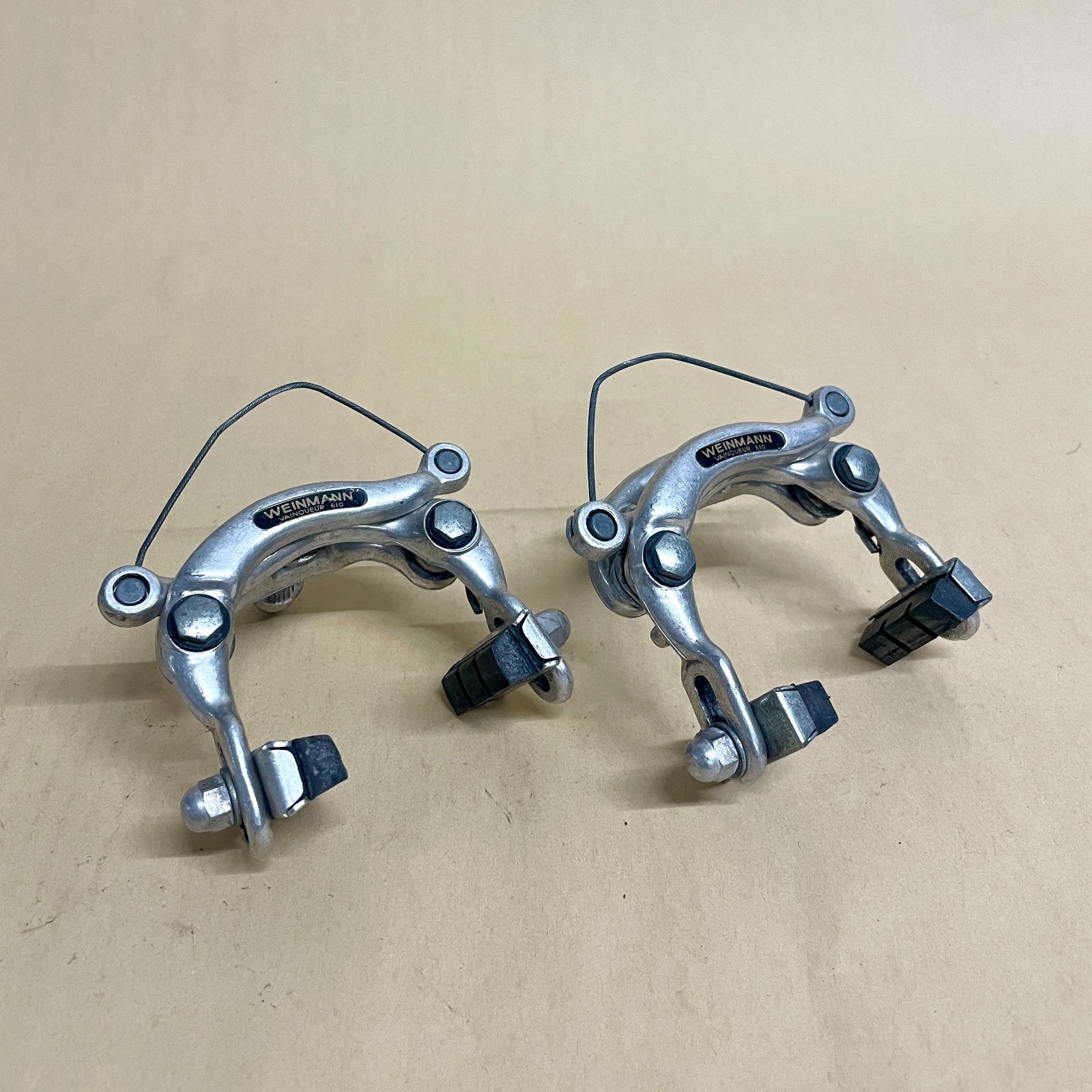 Set of Vintage Weinmann Vainqueur 610 Center Pull Brakes 50-65mm Reach