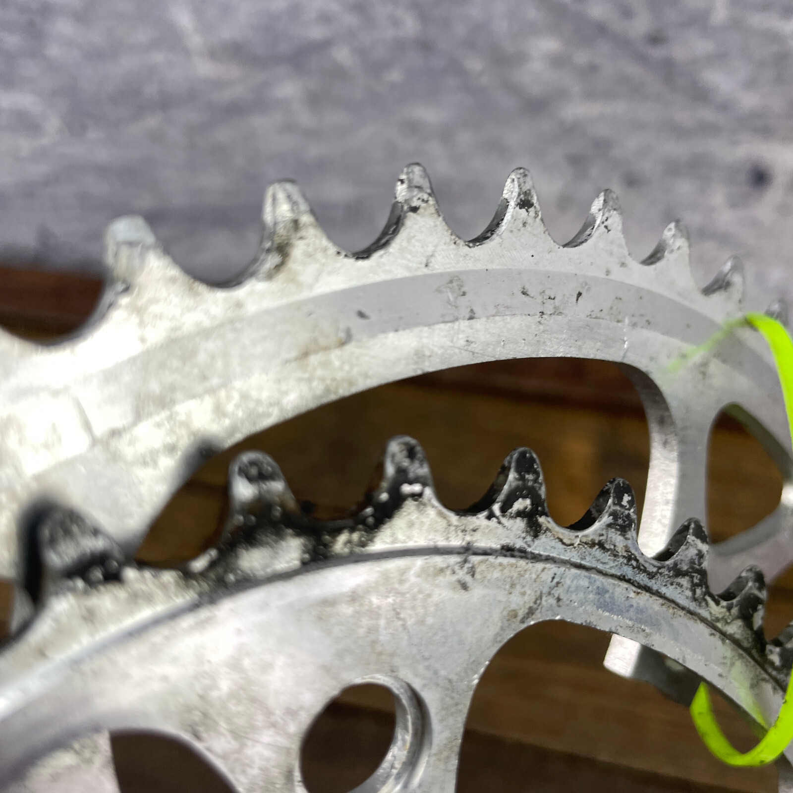 Vintage Shimano 600 Biopace Chainring Set 130 BCD 52 42 Tooth Ring 52t 42t 80s