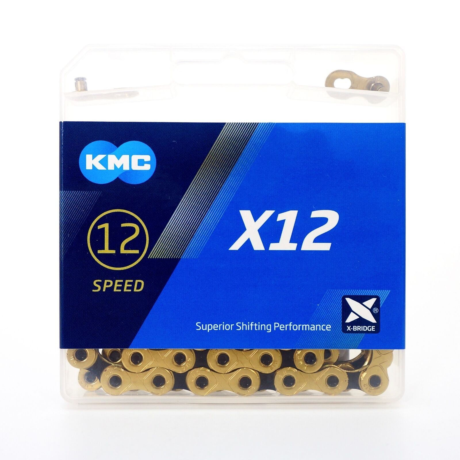 KMC X12 12 Speed Silver/Gold/Black & Gold Ti Bike Chain 126L fit 12s Road MTB