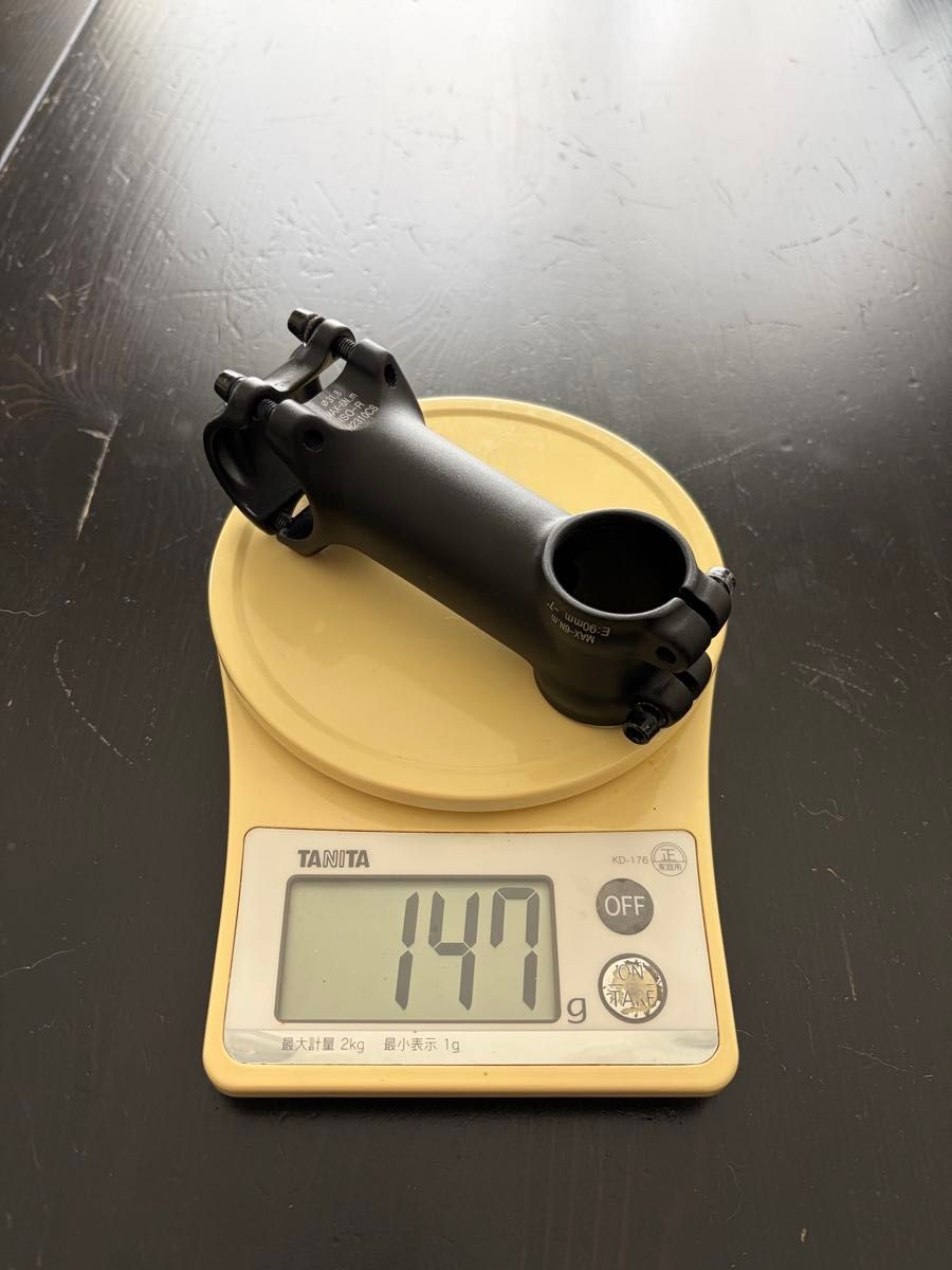 Bicycle stem 90mm black 147g
