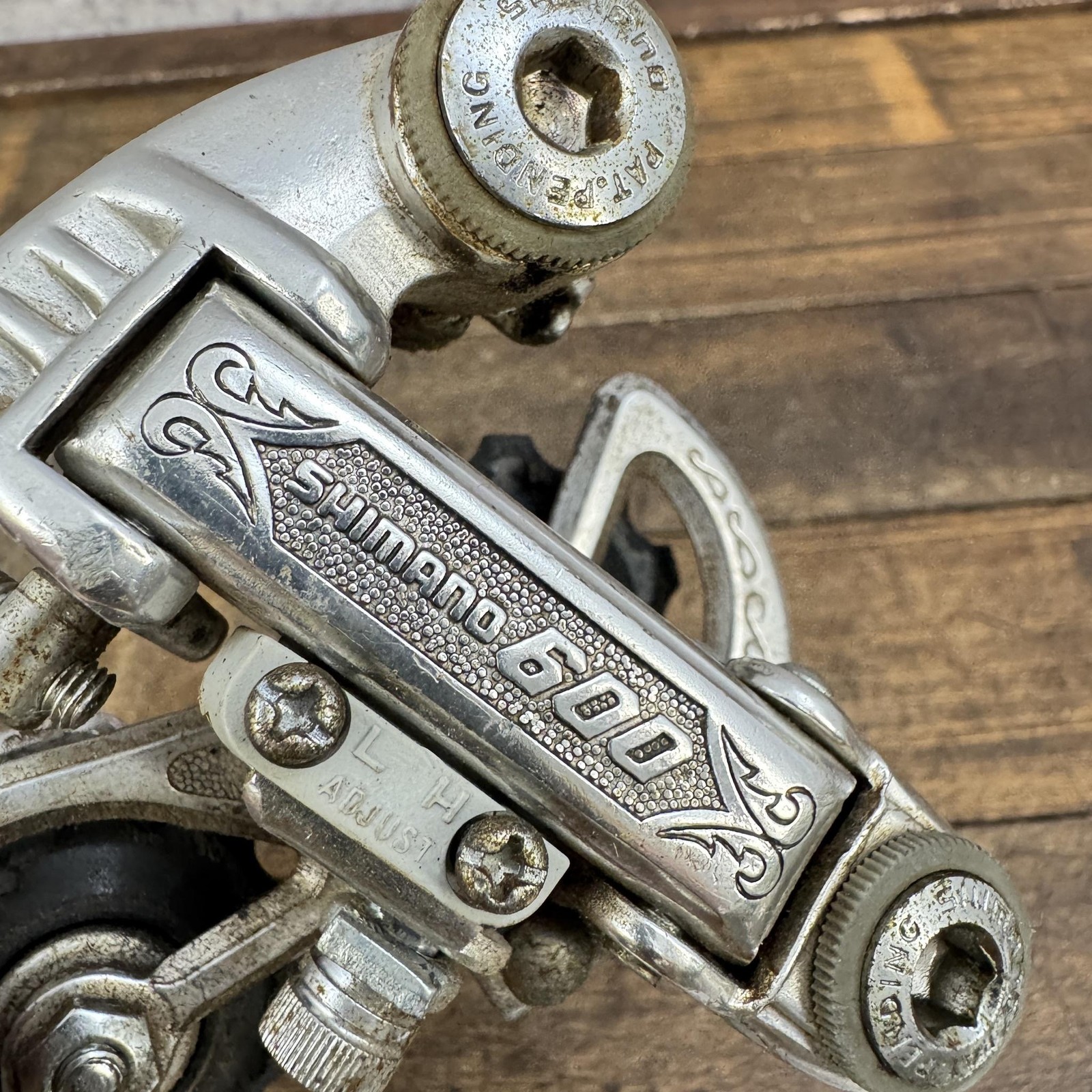 Vintage Shimano 600 Arabesque Rear Derailleur Short Cage Road Japan 193g Double