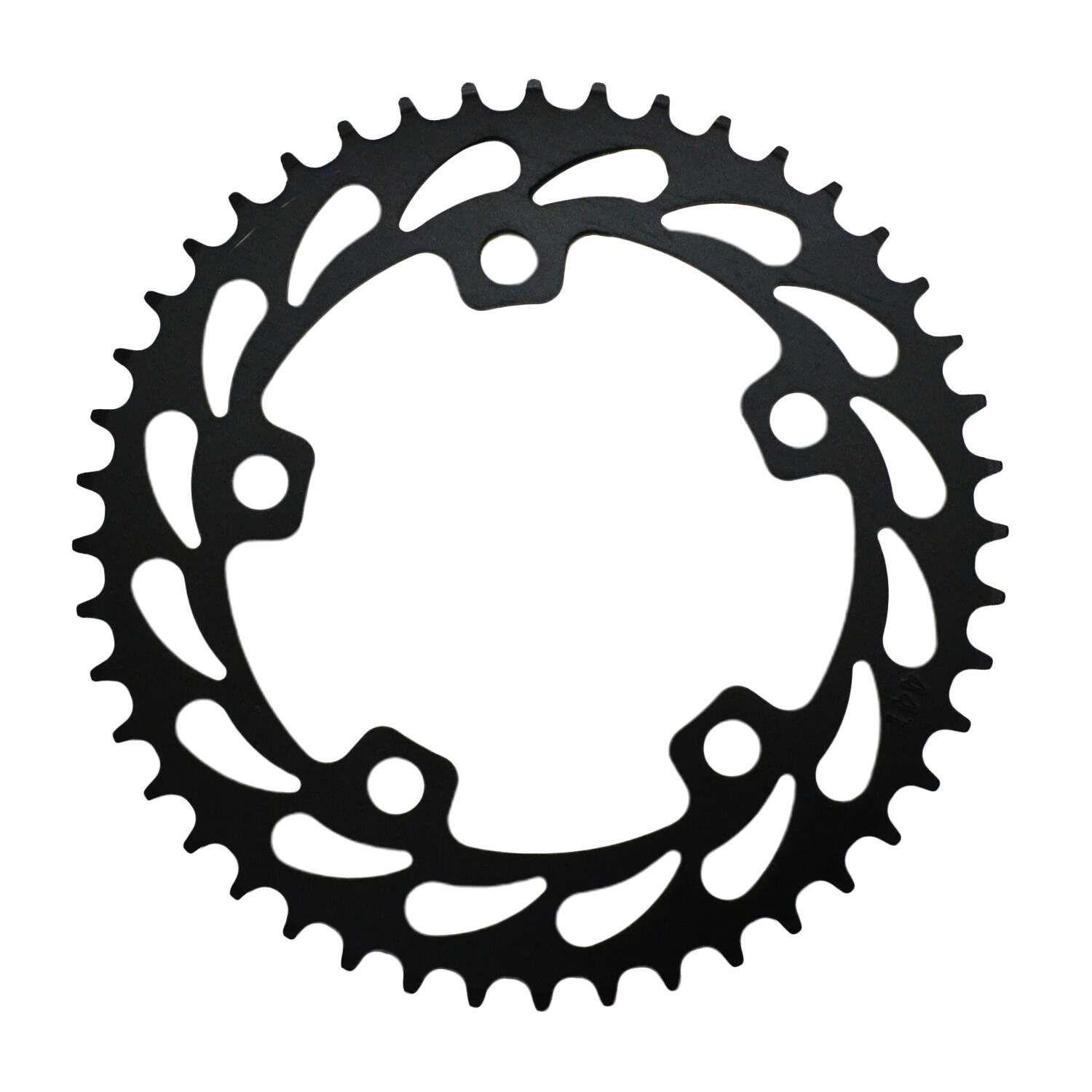 WFS Helix Chainring 44T 1/8″ 110mm Old School BMX Single Speed Fixie , Black