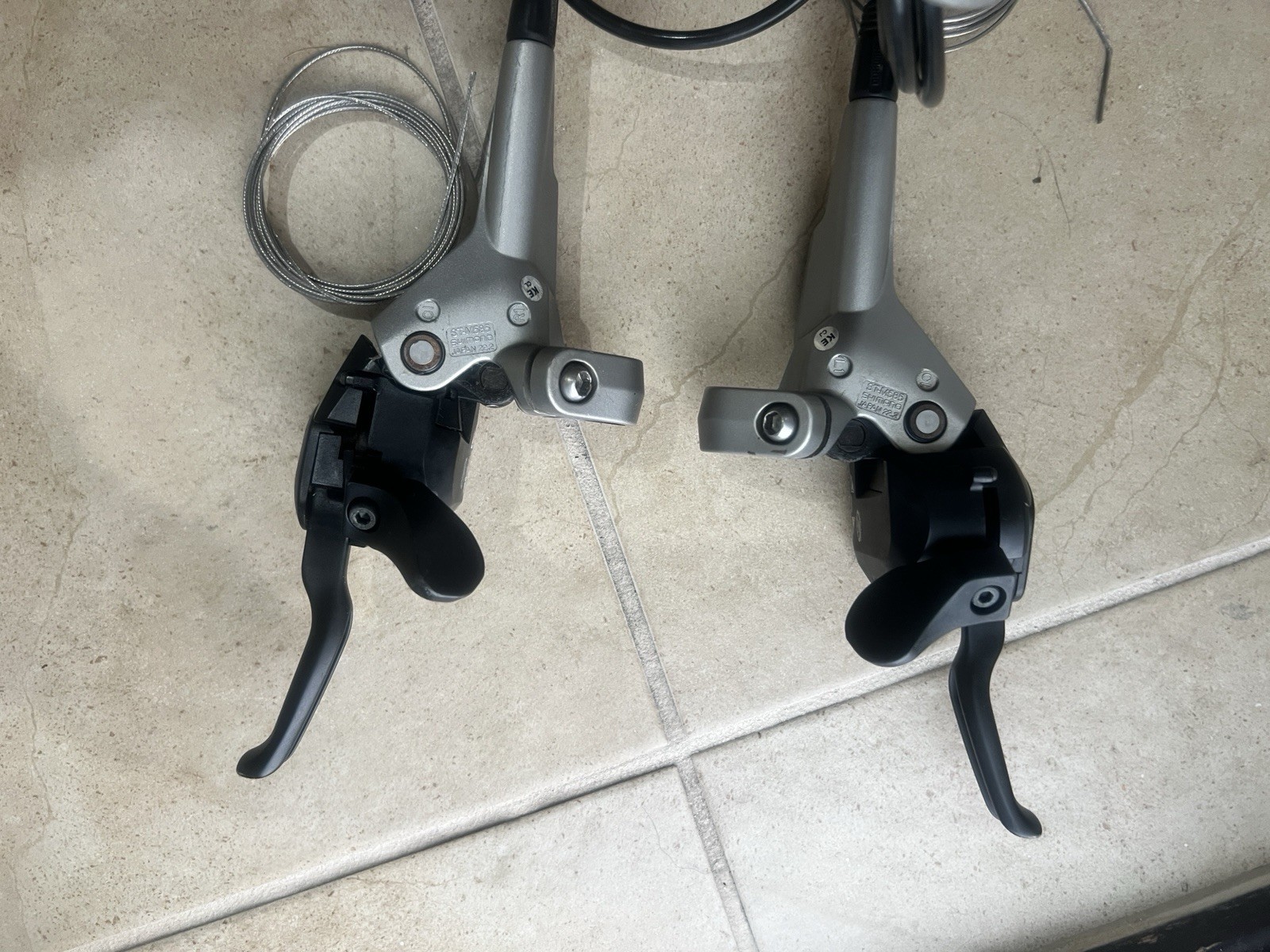 Shimano Deore LX ST-M585 Shifter & Disc Brake Set Dual Control 3×9 Speed MTB XC