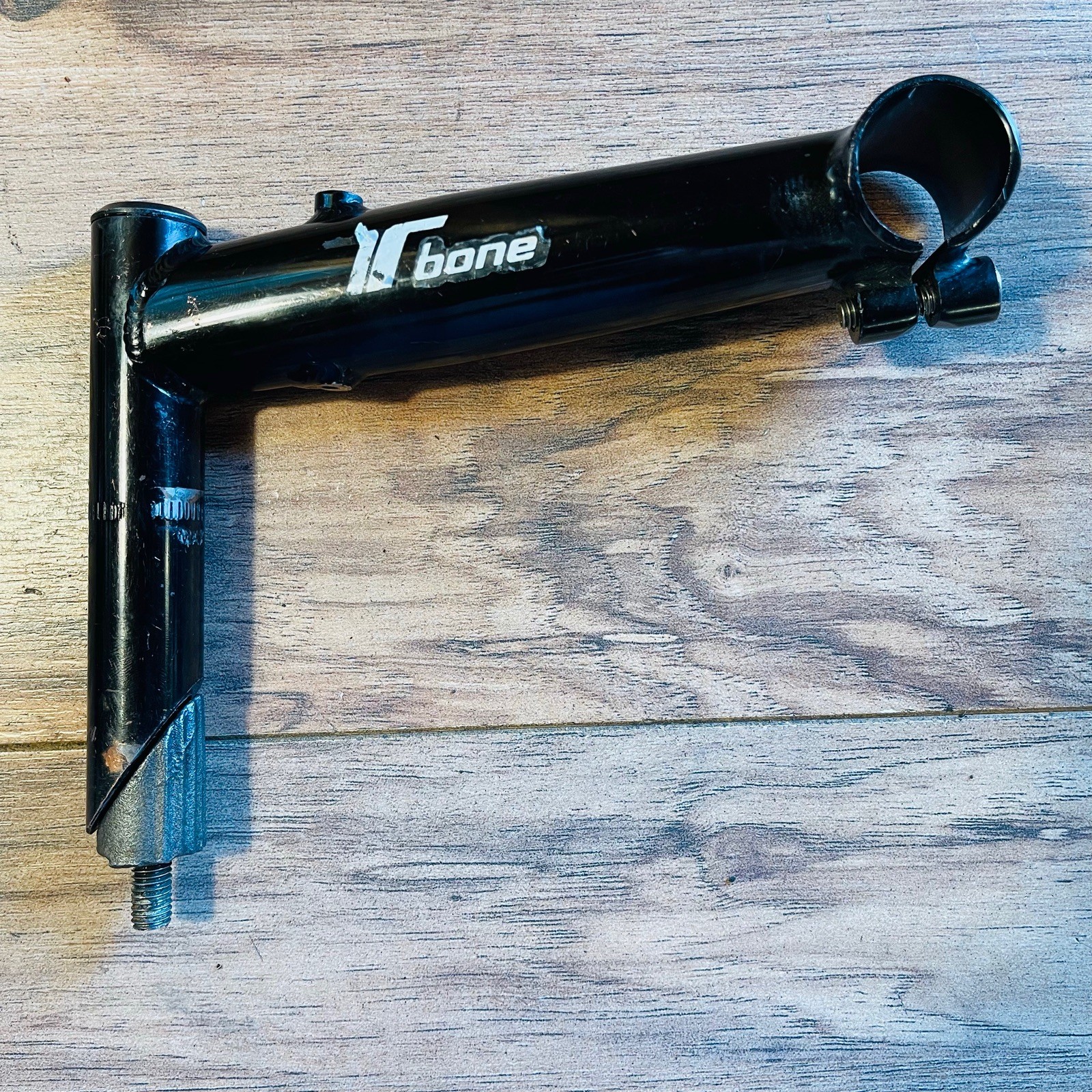Tioga T-Bone 1-inch Quill Stem 5 Degree 150mm 25.4 Cosmetically Rough