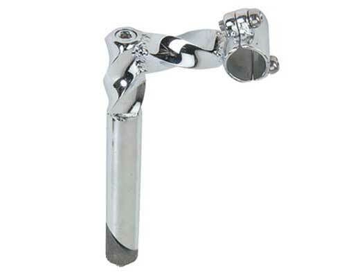 Bike All Twisted Lowrider Stem 21.1mm Chrome. bike part ,bicycle parts.