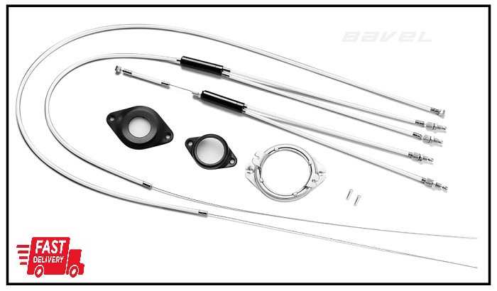 BMX Bike Gyro Brake Cables Front + Rear Upper + Lower Spinner Rotor Set Kit