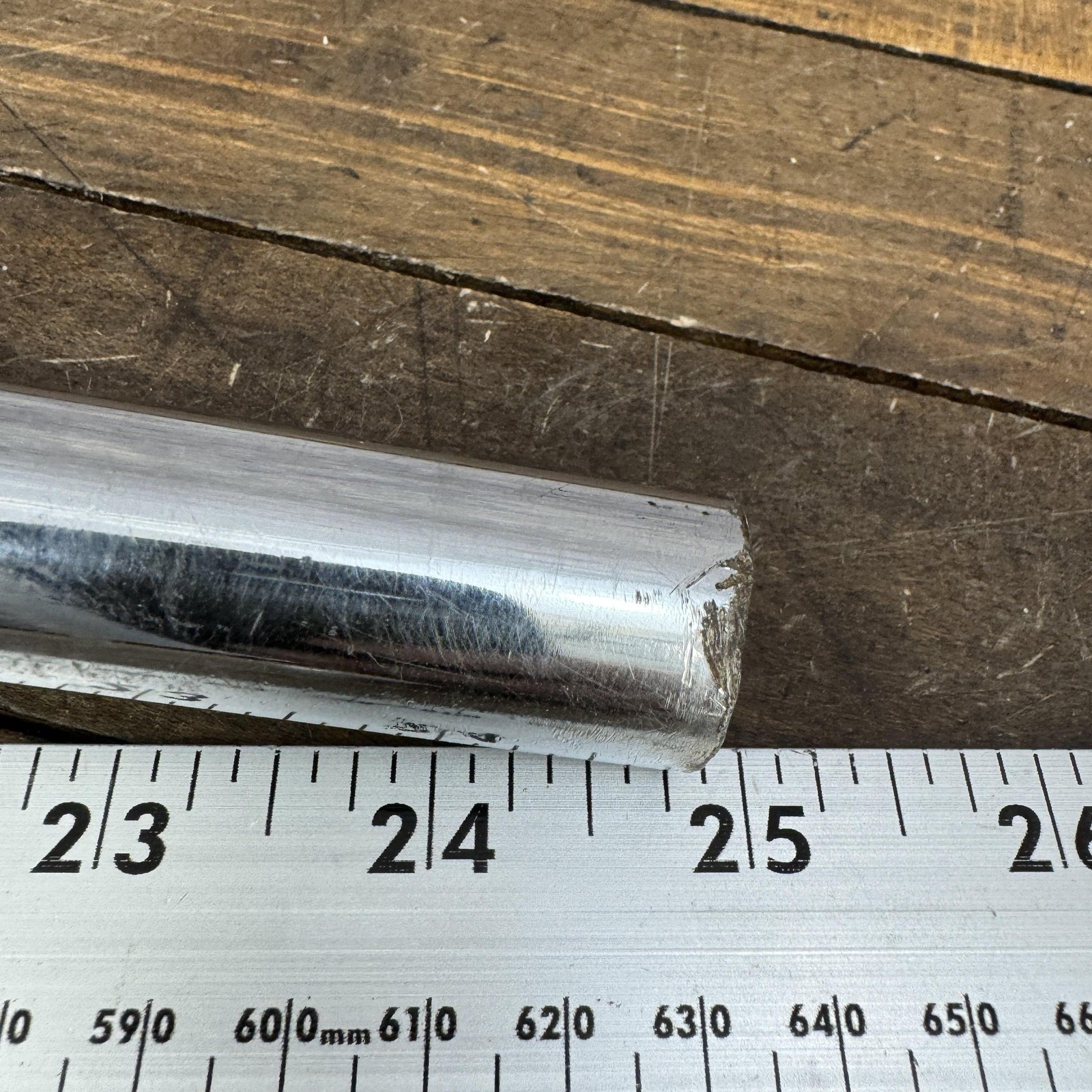 Vintage GT Freestyle BMX Handlebar Chrome Silver Steel Old School Bar BMX Stamp
