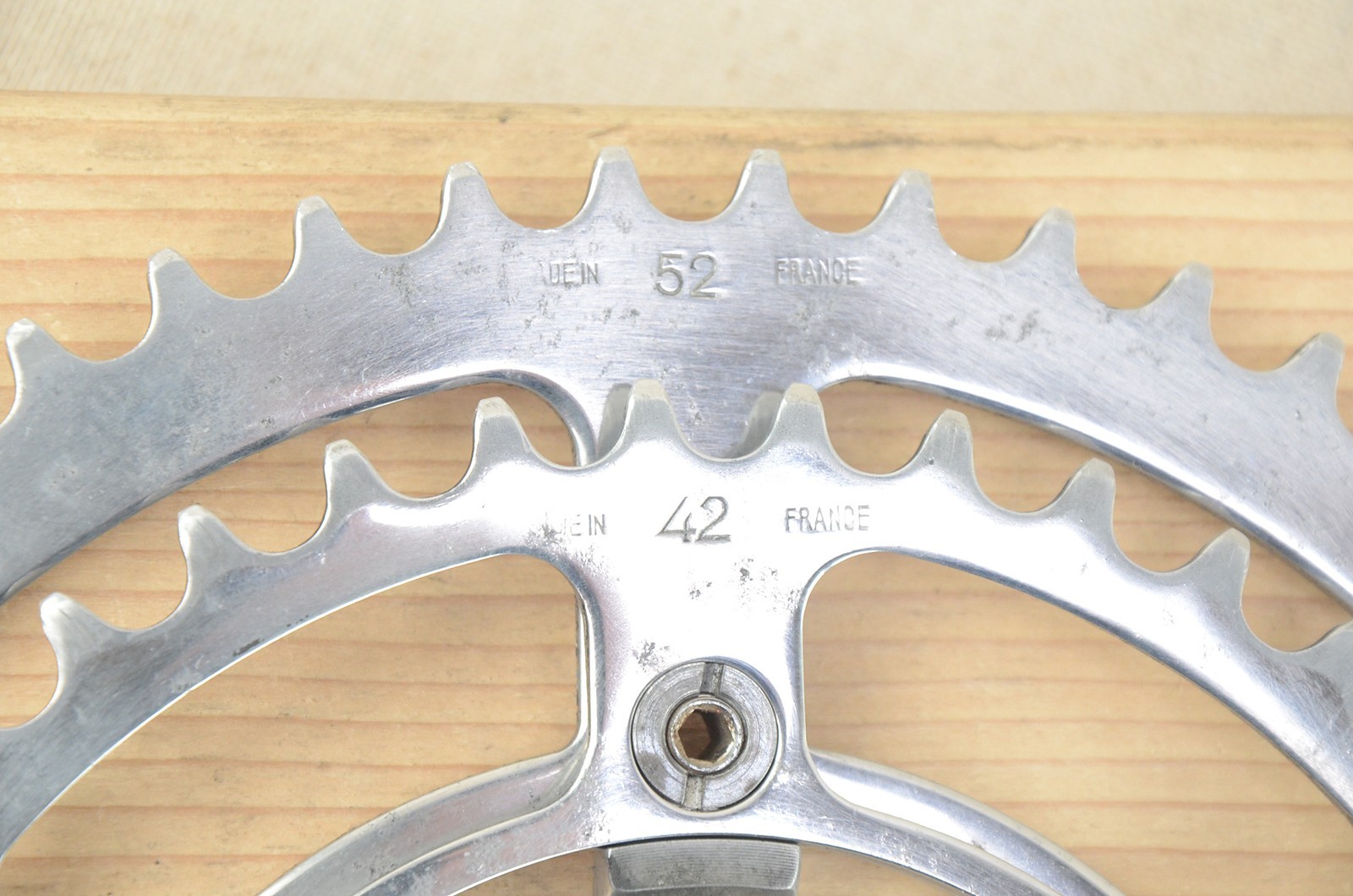Specialites TA Professional 3 Arm Crankset 170mm Double 52/42t Vintage 1970’s