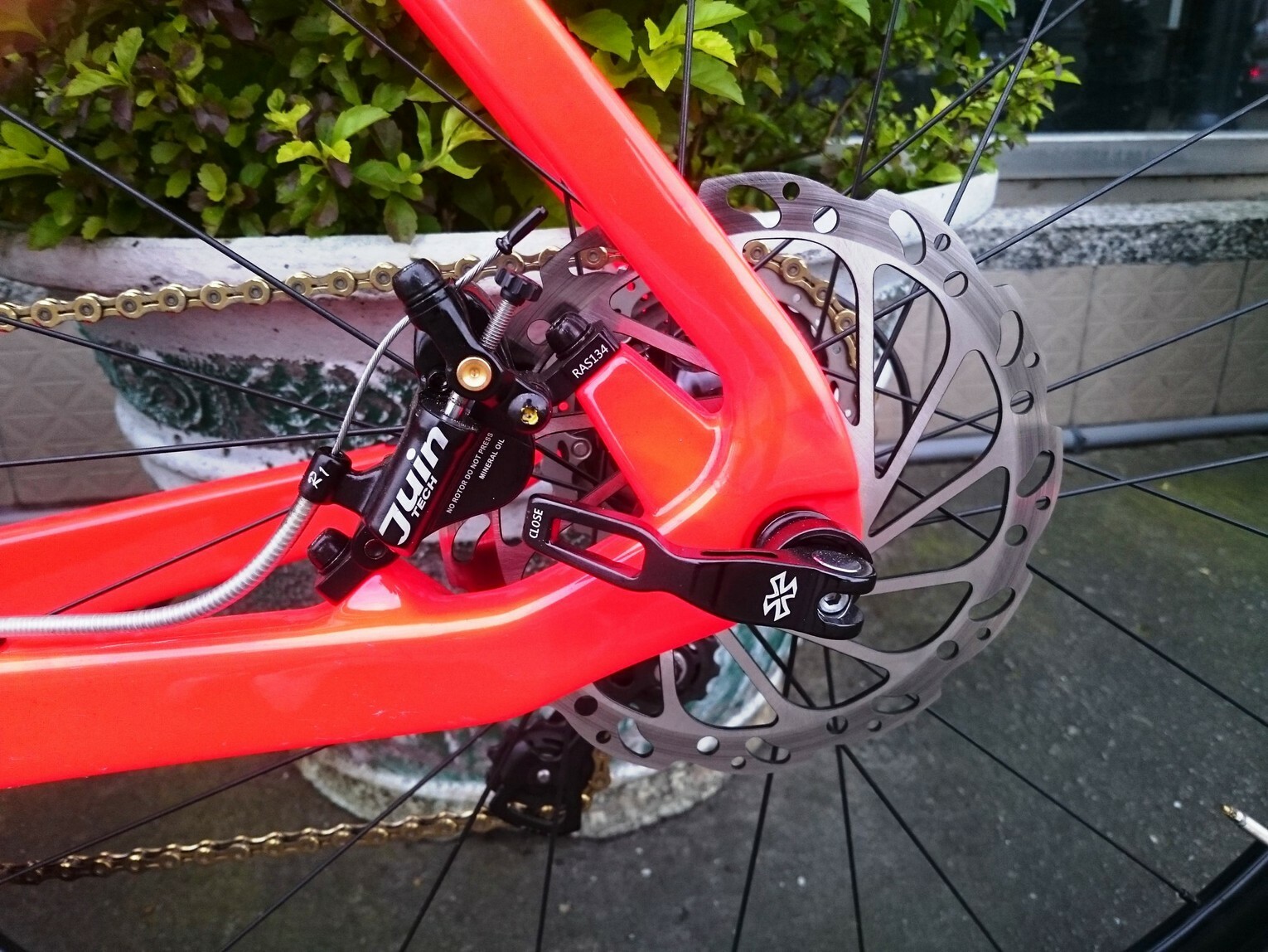 Juin Tech R1 Road Cyclocross Gravel eBike MTB Cycle Hydraulic Disc Brake 2PCS