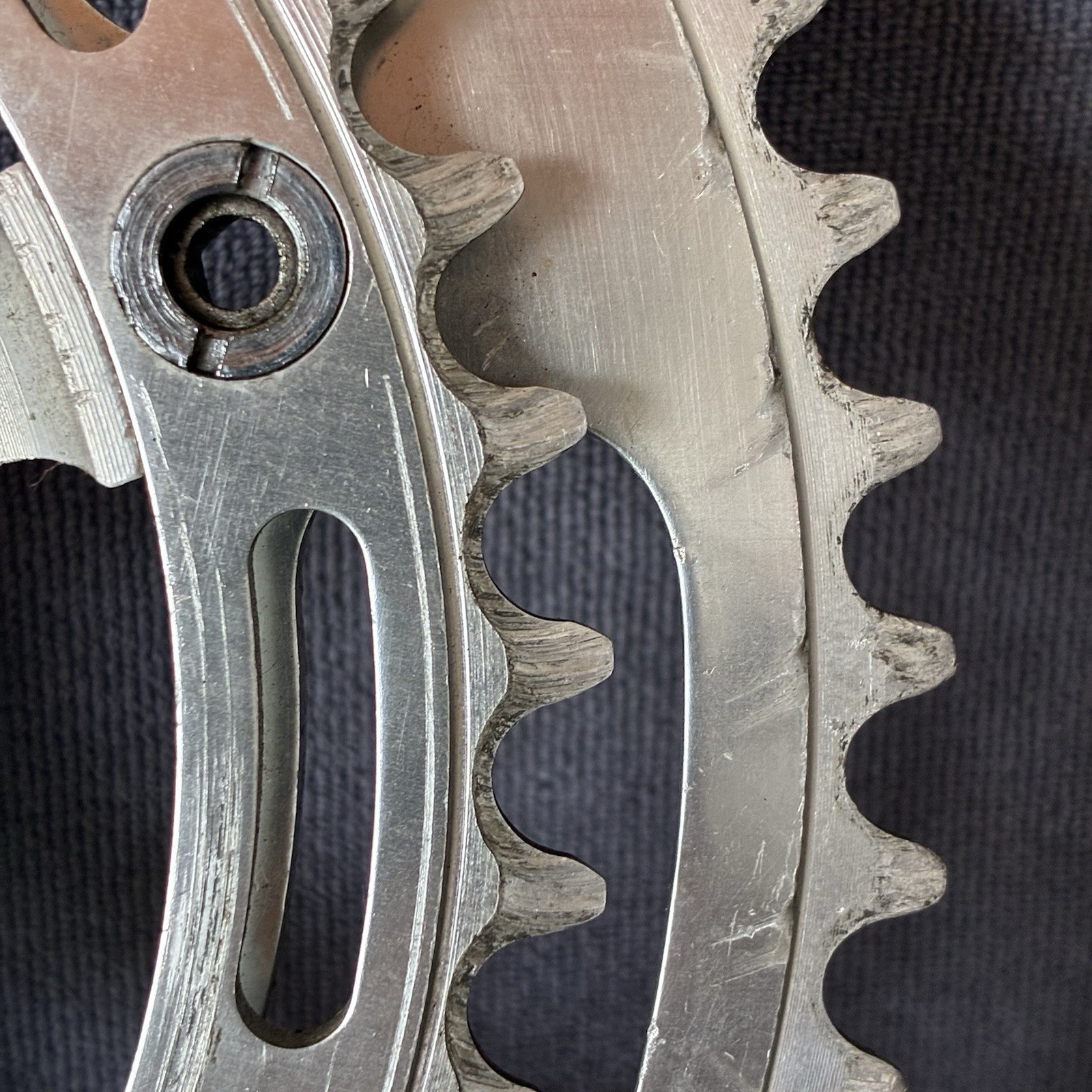 Campagnolo Super Record Nuovo Strada Crankset 172.5mm 52/42T Made In Italy