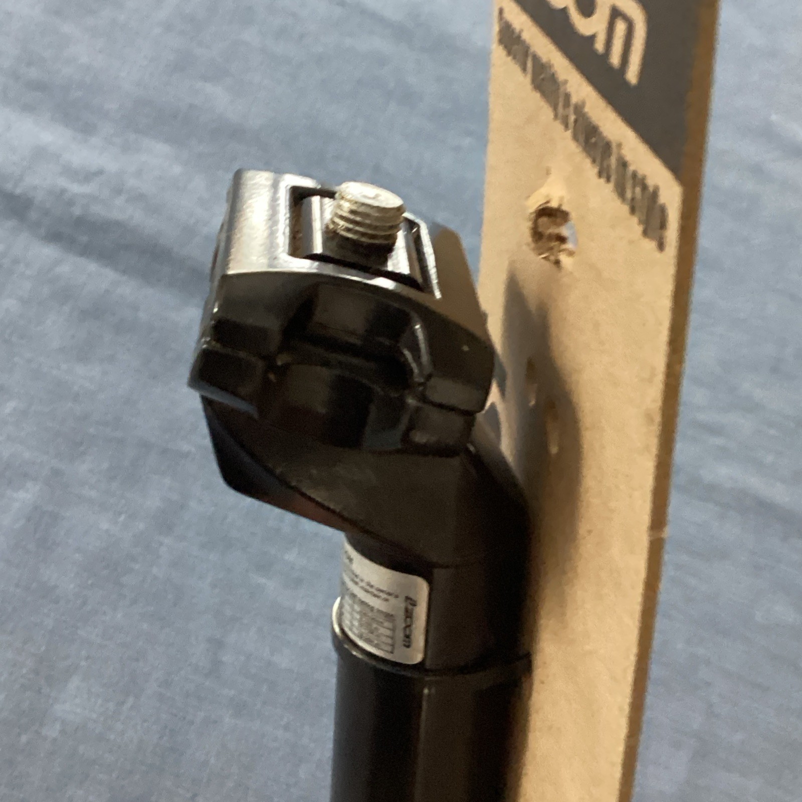 New Zoom Black Aluminum Seat Post 27.2 Diameter Round Length 350mm Length