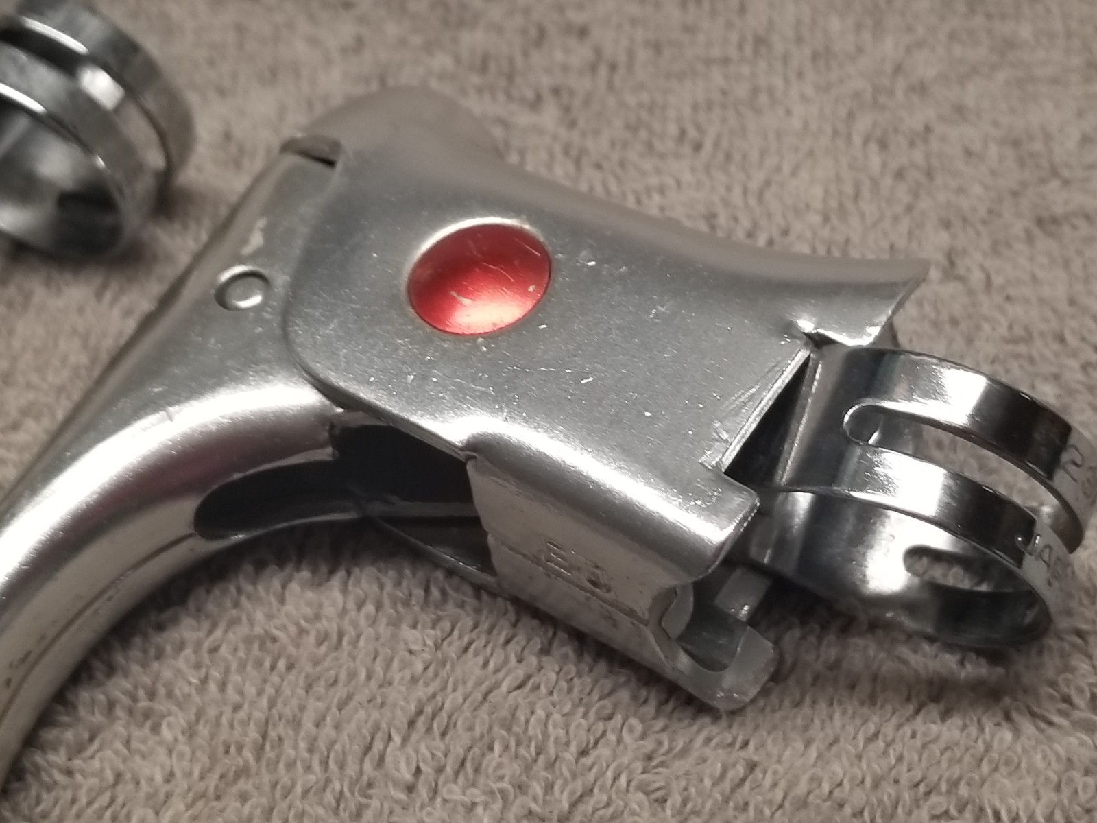 Vintage Shimano 600 Brake Levers Arabesque Pair Non-Aero Silver Drilled 23.8mm