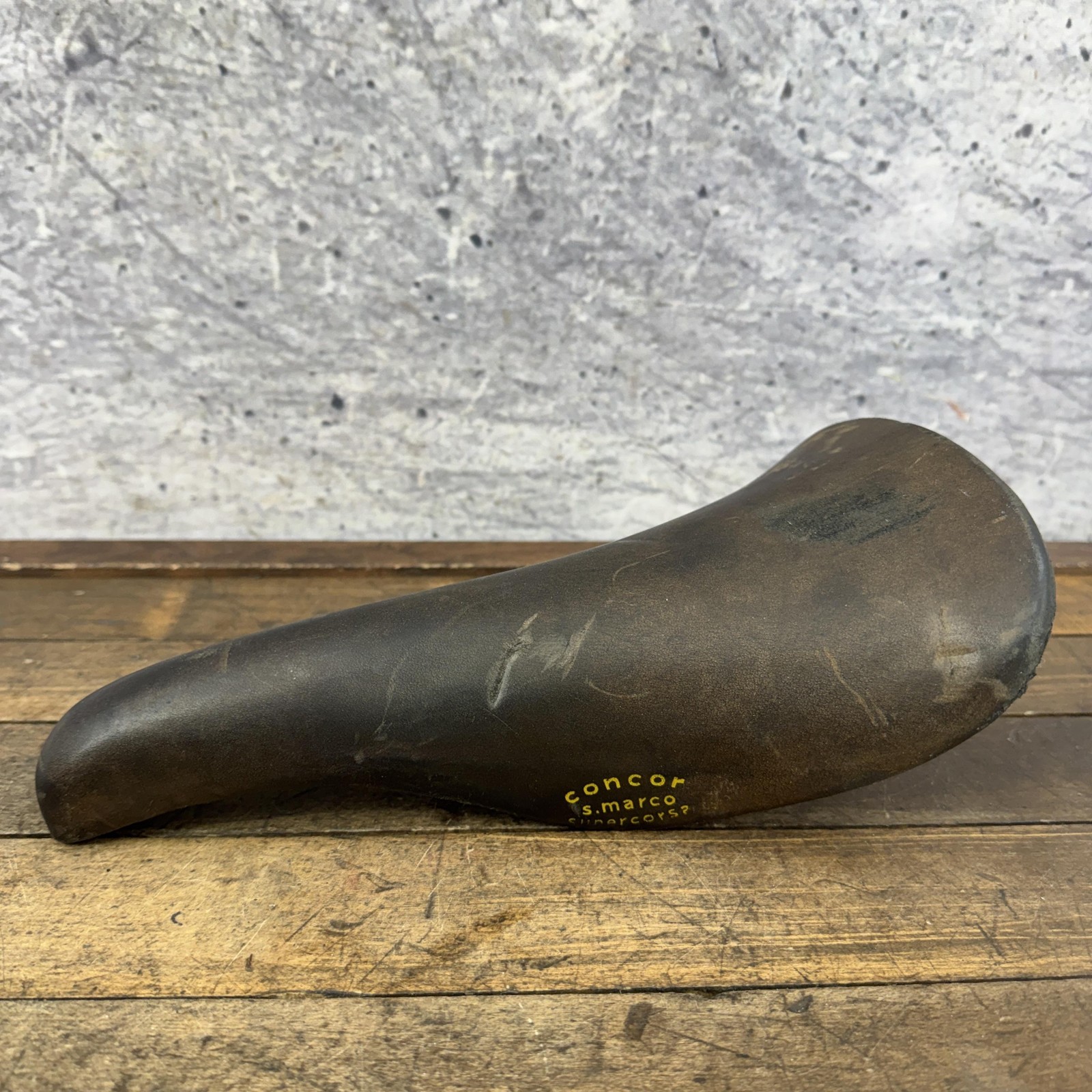 Vintage Concor Supercorsa Saddle Selle San Marco Seat Brown 340g Road Bike 80s