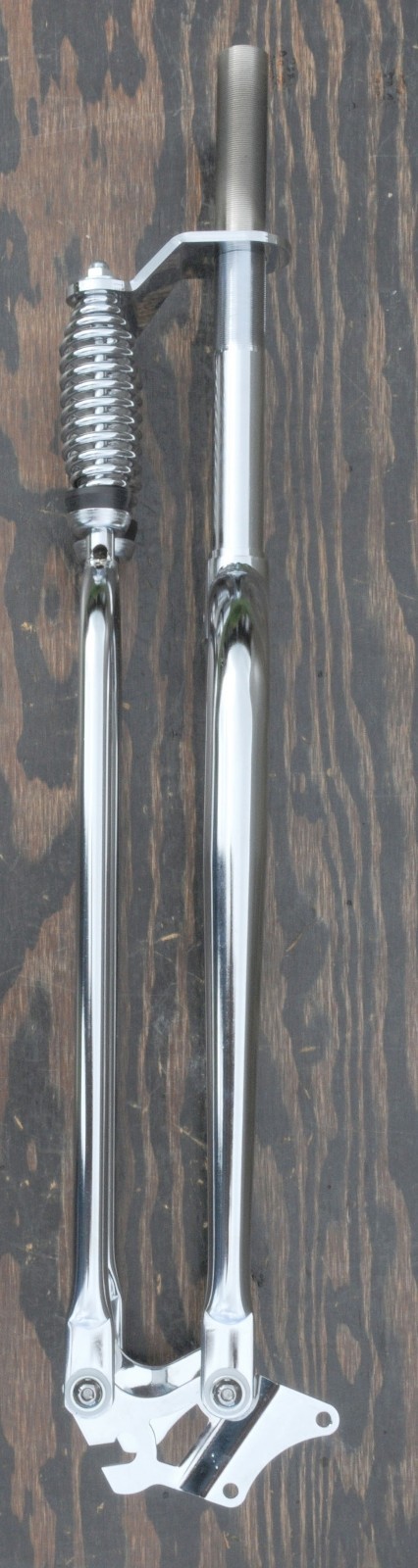 26″ Cruiser Bicycle Chrome DUAL SPRINGER FORK RatRod Chopper Vintage Monark Bike