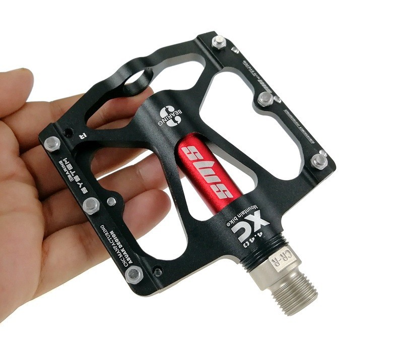 MTB Bicycle Flat Pedals Mountain Bike Non-slip Pedal Aluminum Sealed 3 Bearing