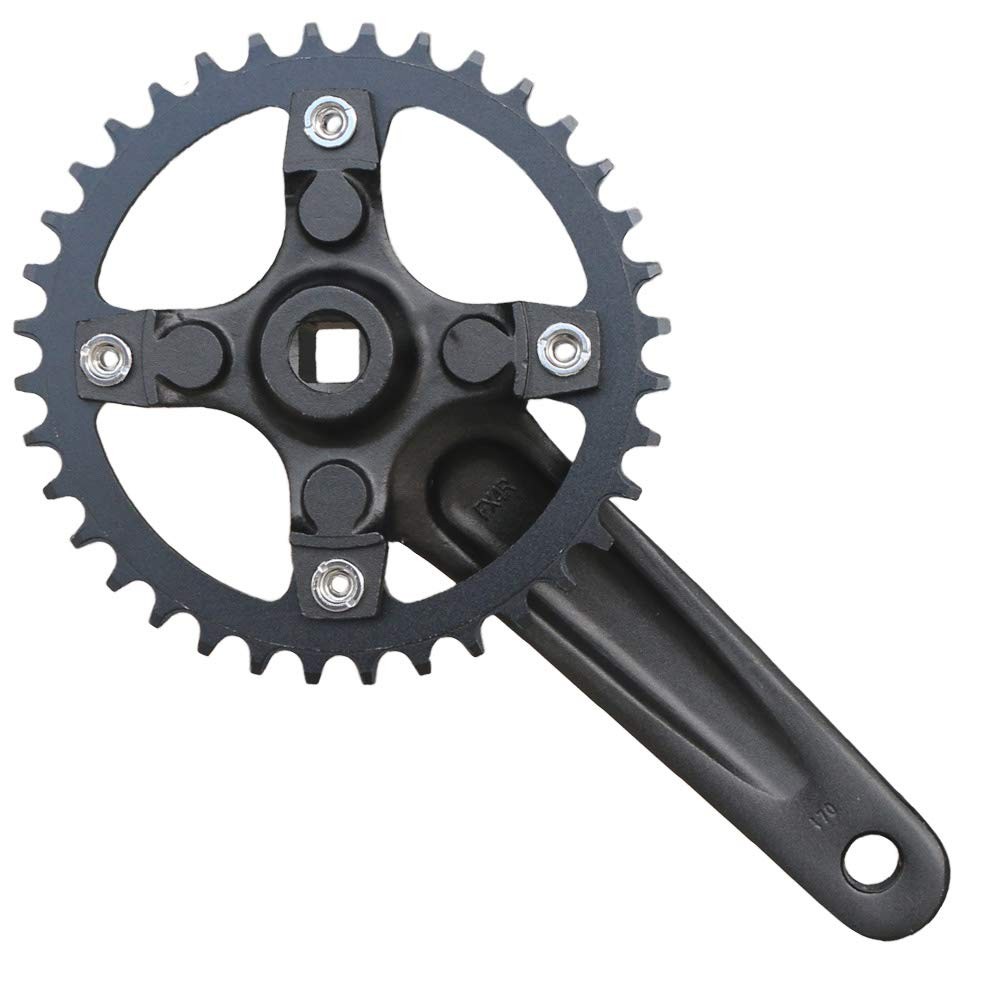 MTB Crank Arm Set 104 BCD Square Taper Mountain Bike Crankset 152mm 165mm 170mm