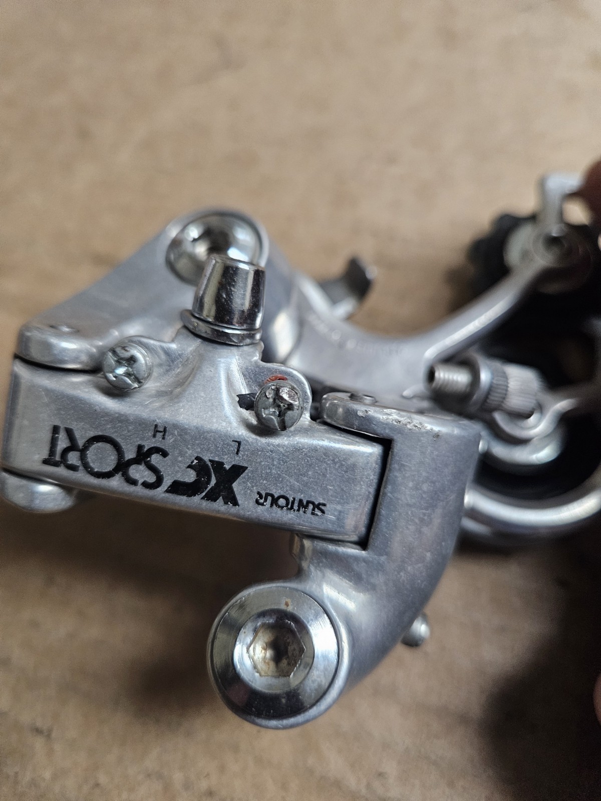 Vintage SunTour XC Sport 3 pulleys Rear Derailleur, MTB/ Touring bike, used VGC