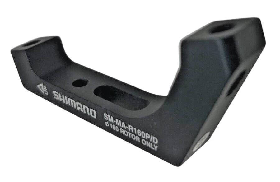 Shimano SM‑MA‑R160P/D Adapter Flat Mount Caliper to Post Mount Frame Rear 160mm