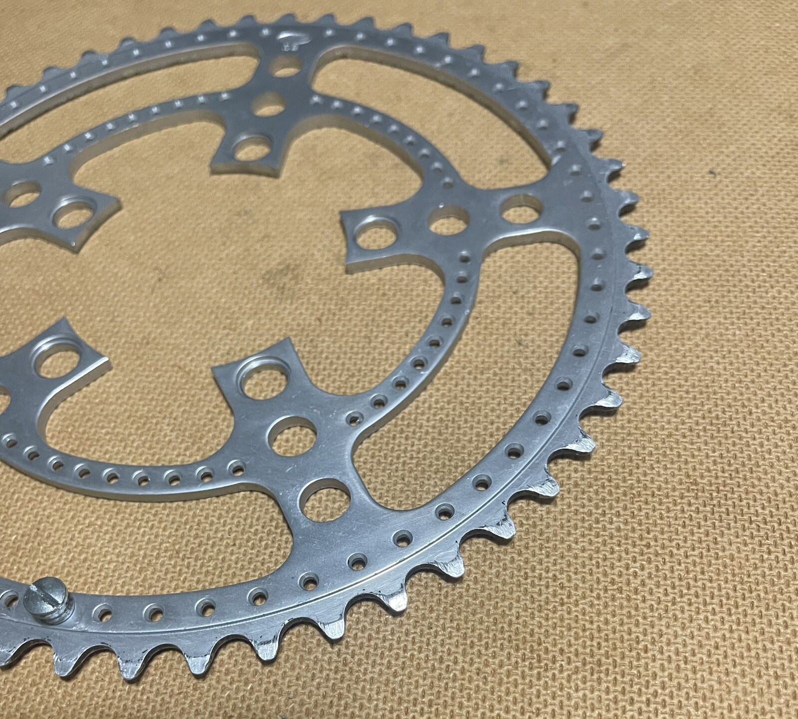 Vintage Stronglight Chainring 52T Drillium 86 BCD