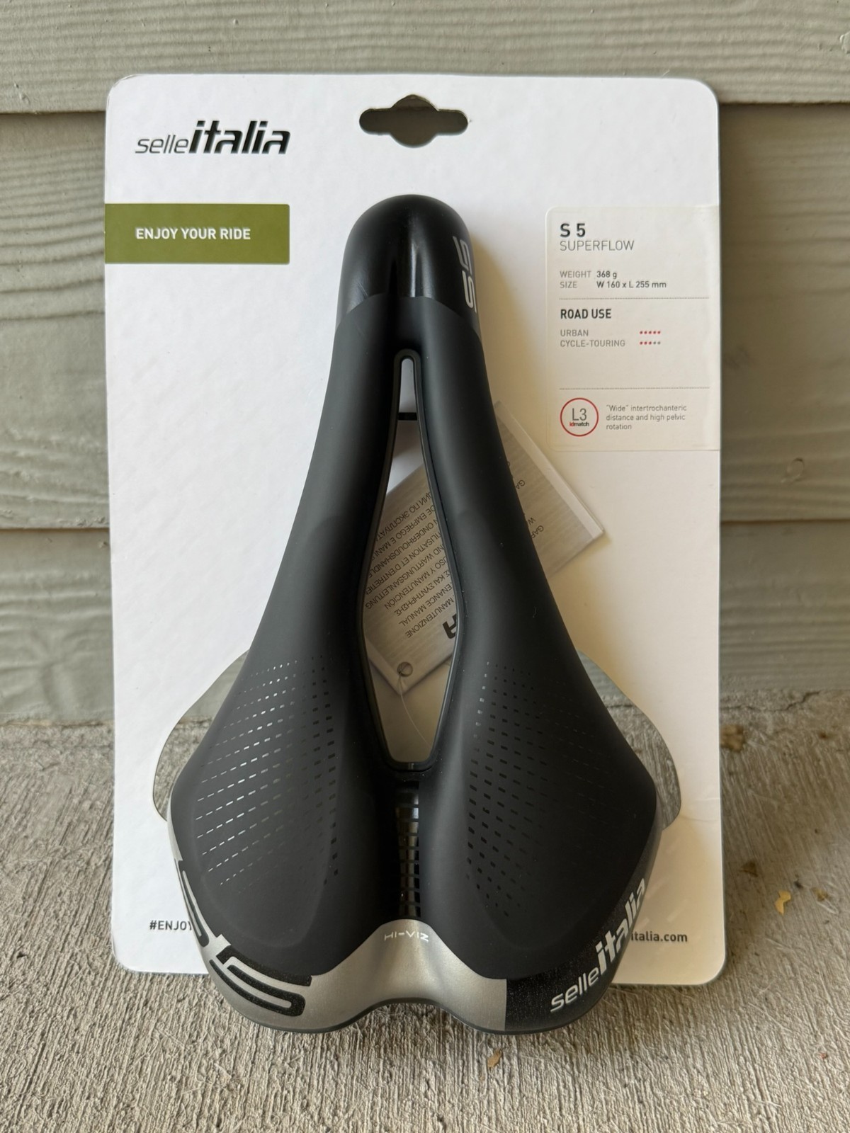 Selle Italia S 5 Superflow Saddle – Fec Alloy, Black, L3 – W 160mm x L 255mm