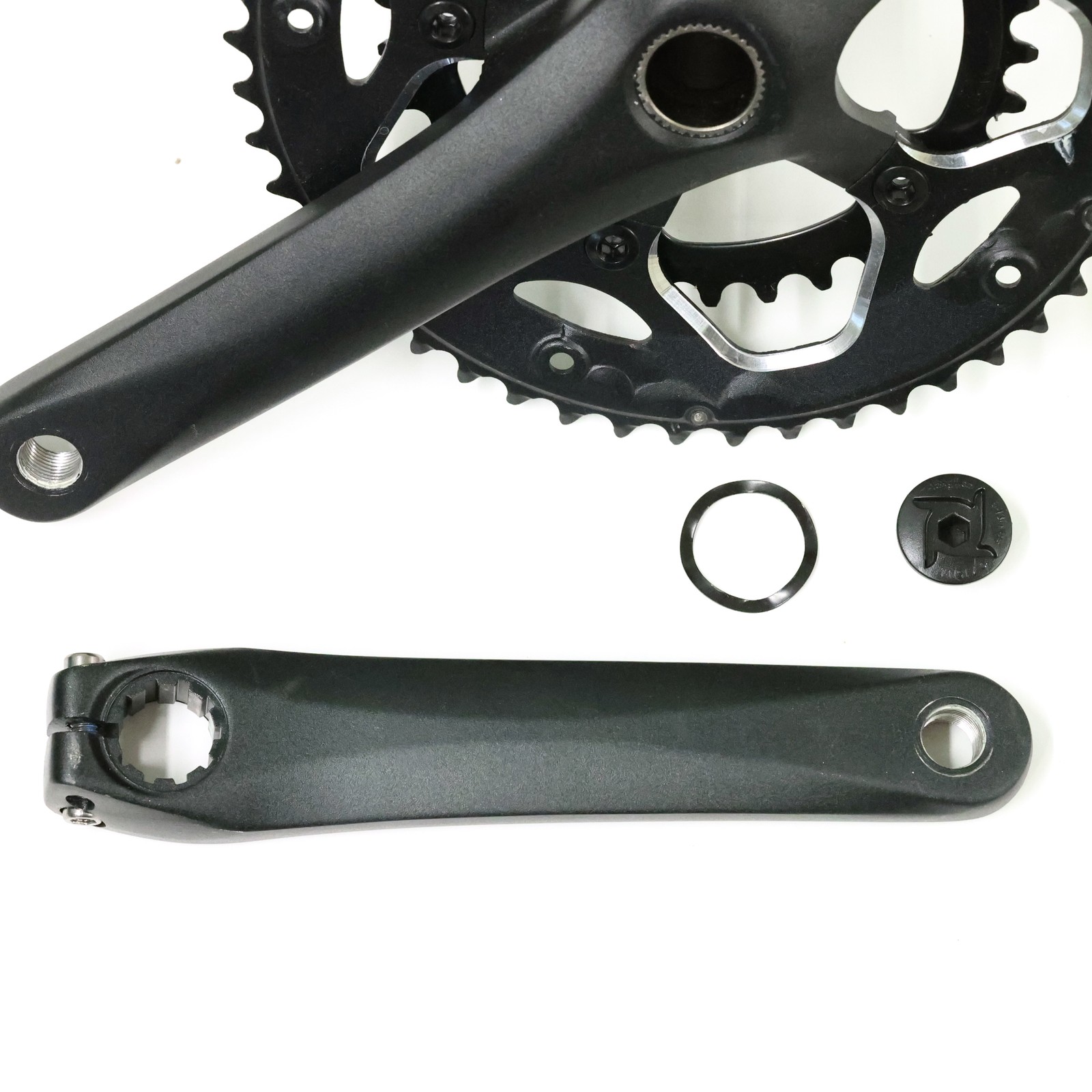 Prowheel Forged Outboard Bearing Crankset 2x Road Bike Crank 172.5mm 50/34T