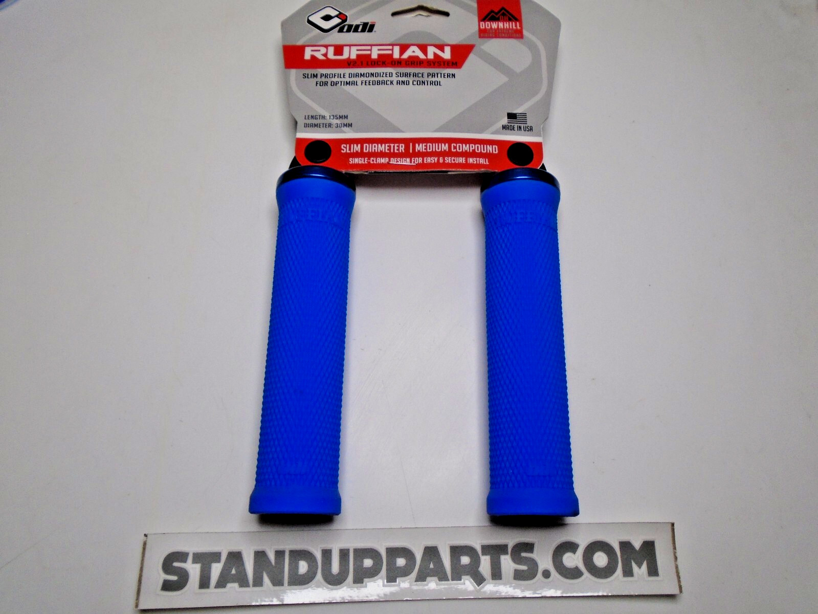 ODI Ruffian V2.1 Blue Lock on Grips atv pwc Jet-Ski Sea-Doo Wave-runner-Blaster