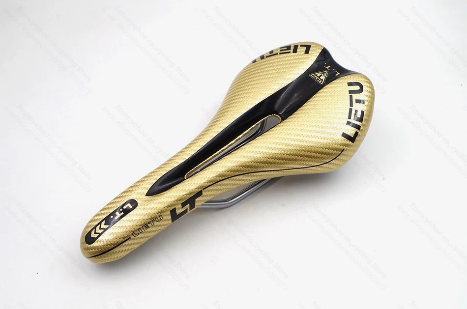 MTB Road Bike Carbon Leather Saddle Cycling Seat Front Cushion Bike Saddle
