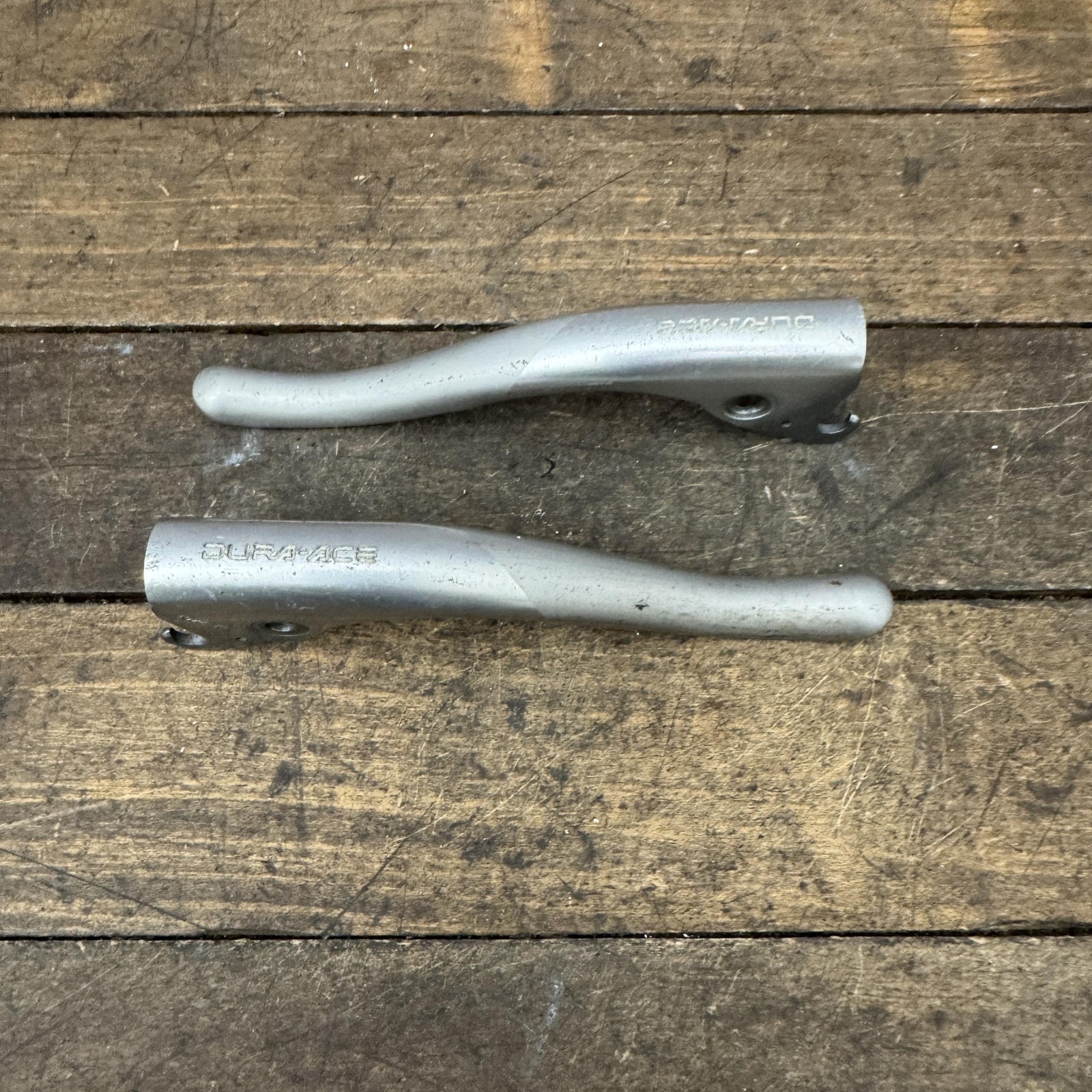 Vintage Shimano Dura-Ace BL-7401 Brake Lever Blades Pair Silver Parts Only