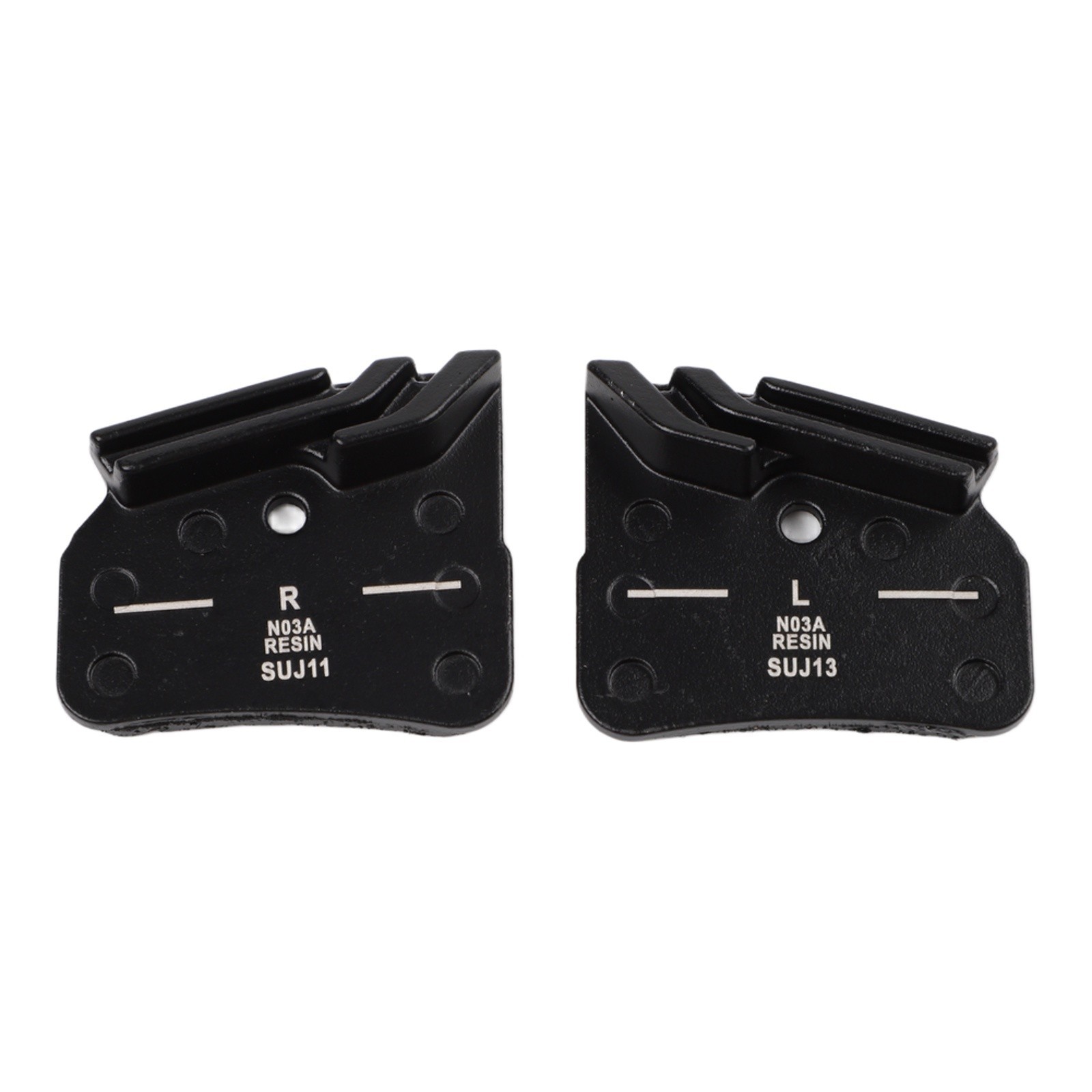 Disc Brake Pad Bike Accessories 1 Pair 4-piston Friction Aluminum Resin Silent