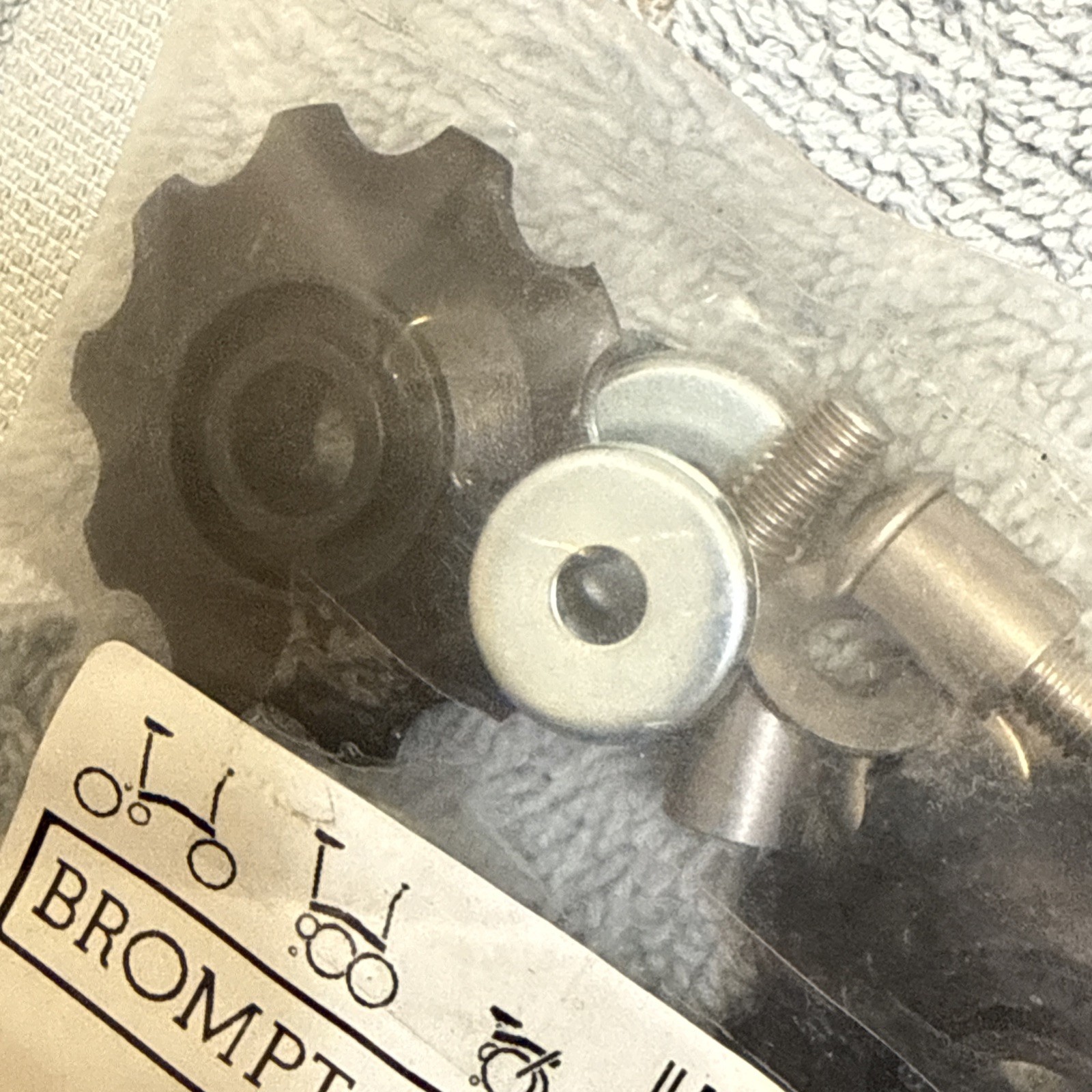 Brompton pulley wheels for Chain Tensioner -set of 2 idlers for non-derailleur