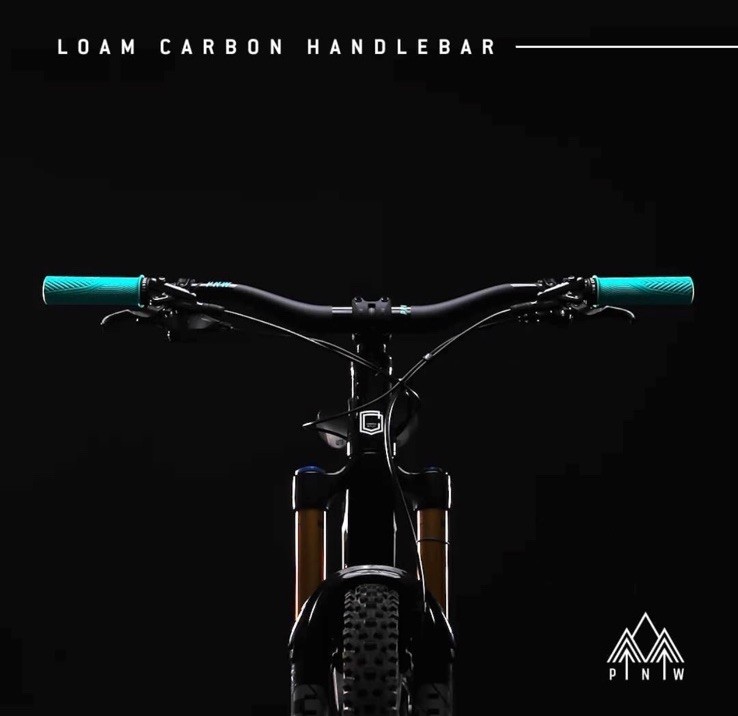 PNW Carbon The Loam Mountain Handlebar 31.8mm clamp 38mm rise 800mm Width