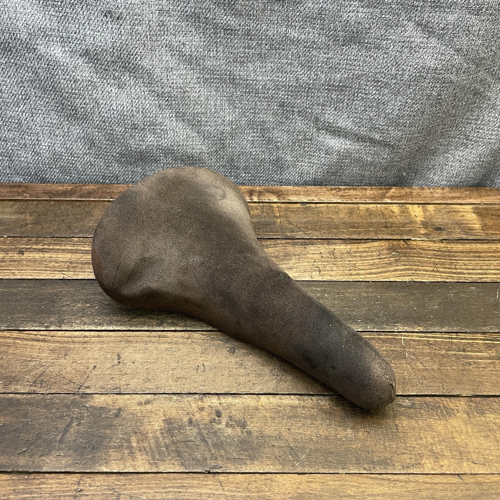 Vintage San Marco Seat Brown Suede Racing Saddle 145mm 385g Mens Road Bike Italy