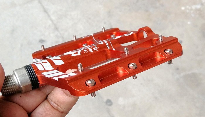 CNC Aluminum Road MTB Folding Bike Bicycle Pedal Flat Pedals 3 Bearings