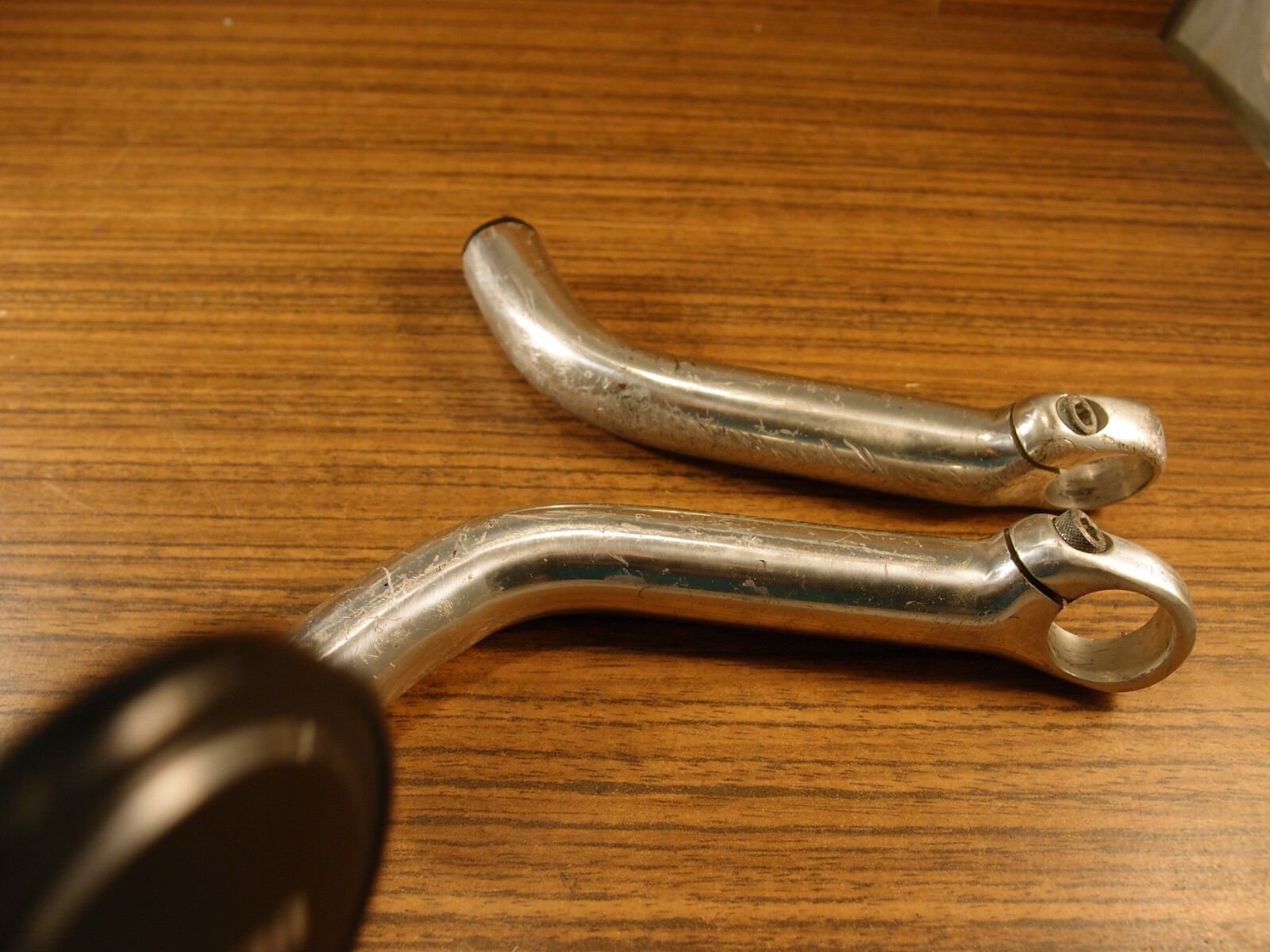 1990’s MTB silver bar ends Marin & plugs Marin 22.2 mm