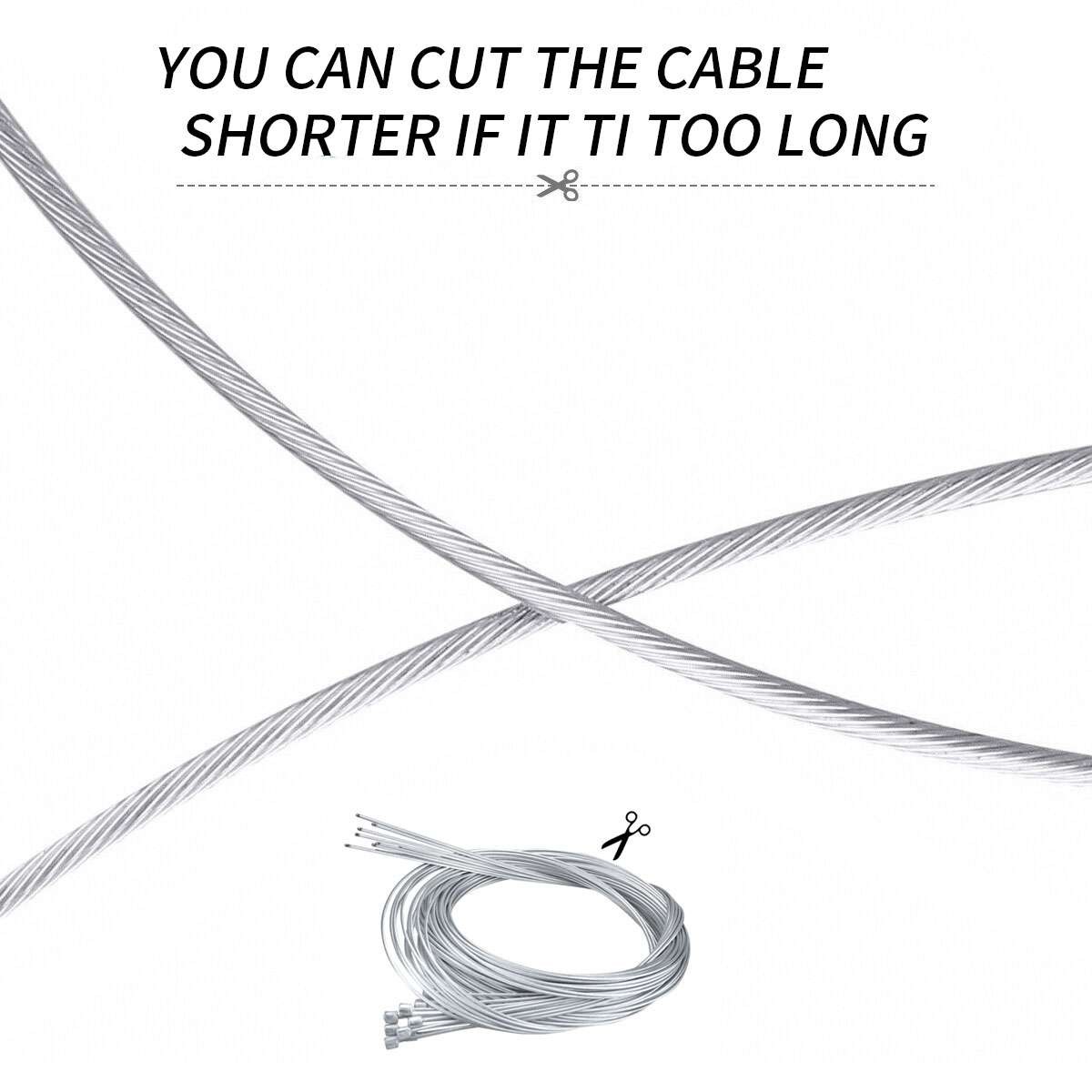 10/20pcs Bicycle Shift/Brake Derailleur Gear Stainless Steel Inner Cable Wire