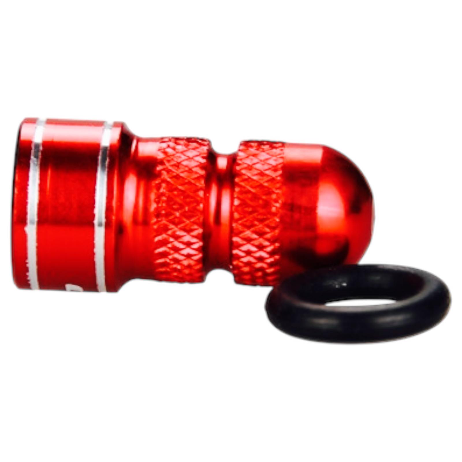 Universal Bike Valve Caps – Presta and Schrader Fit – Red or Black – 2 Pack