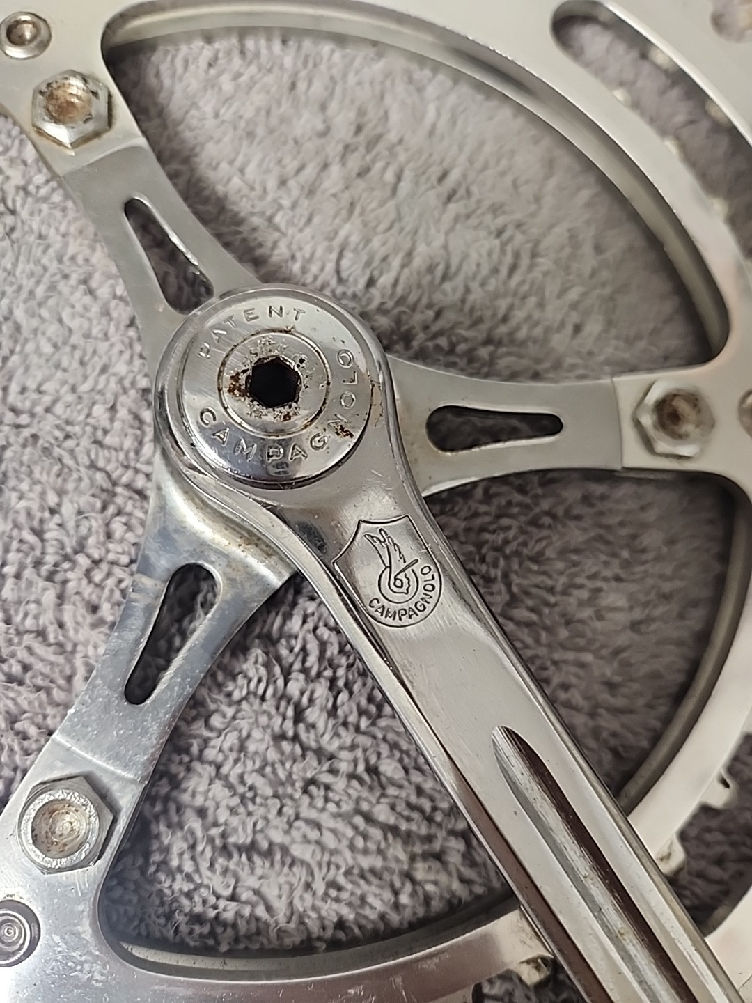Vintage Rare Campagnolo Gran Sport Crank 3-Arm Steel, Derailleurs And Shifters.