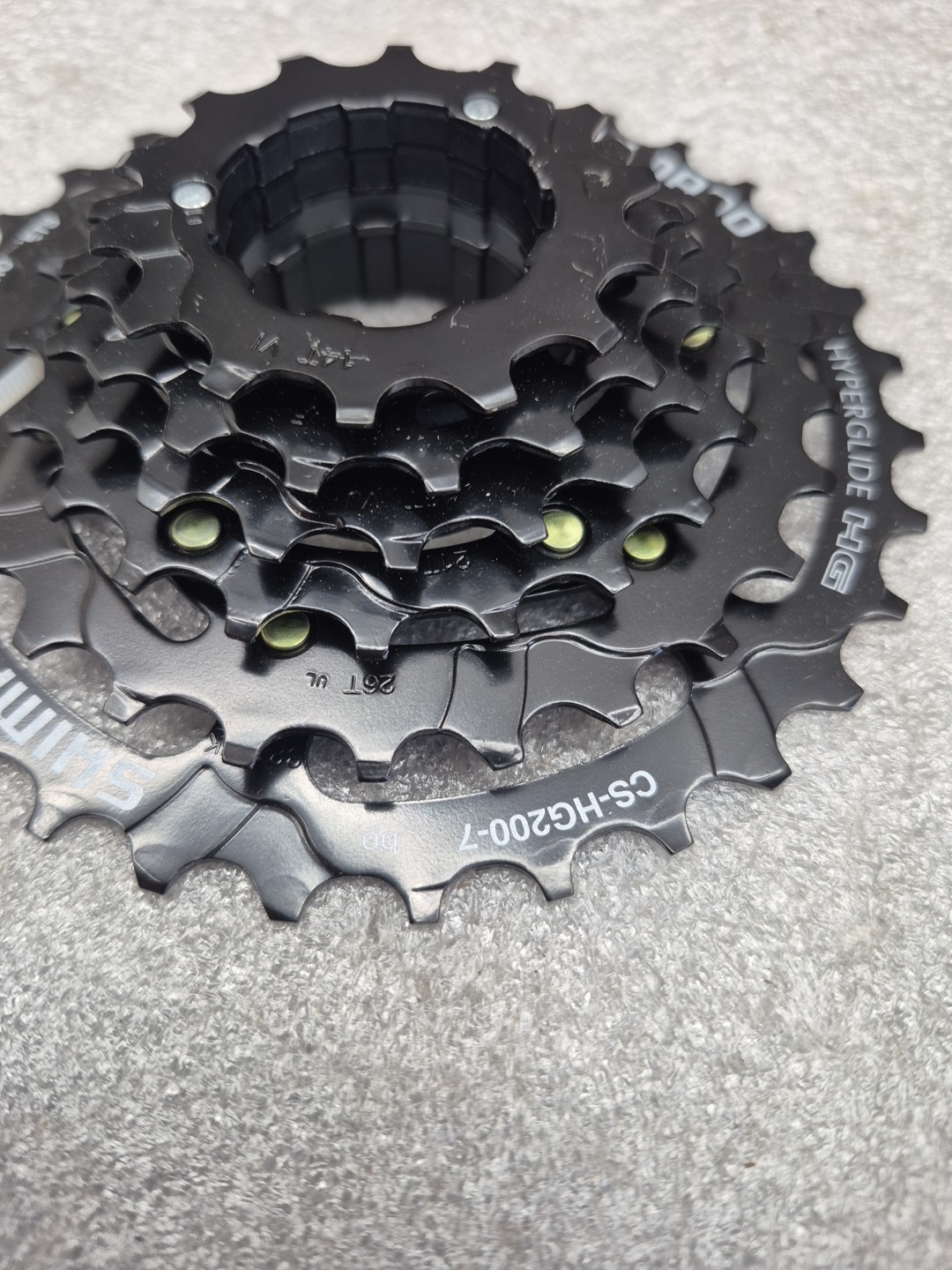 Shimano Hyperglide HG Sprocket Bicycle CS-HG200-7 7-Speed Cassette 12-32T