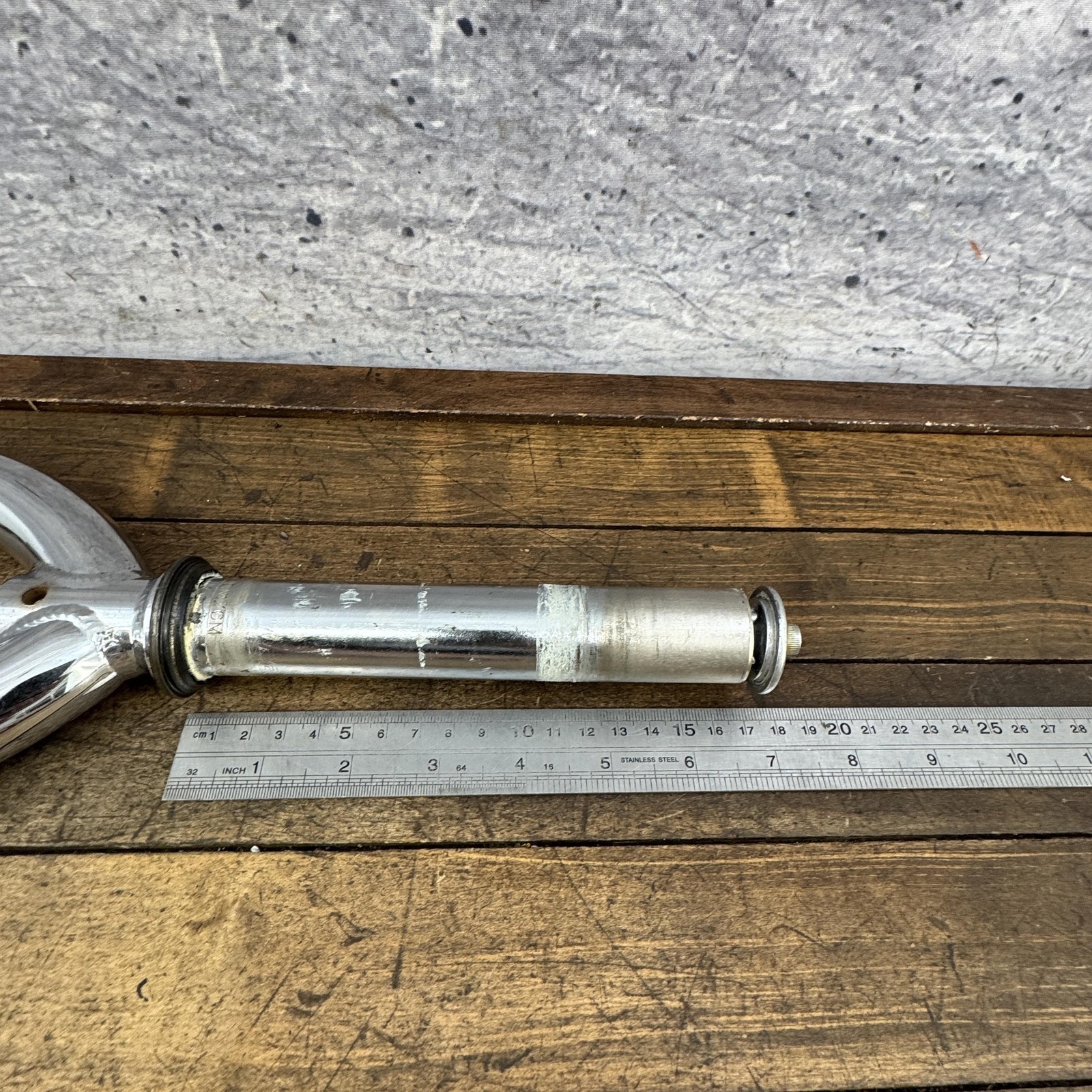 Vintage Robinson BMX Fork 20in 1 1/8 Threadless Chrome Steel Old School BMX 90s