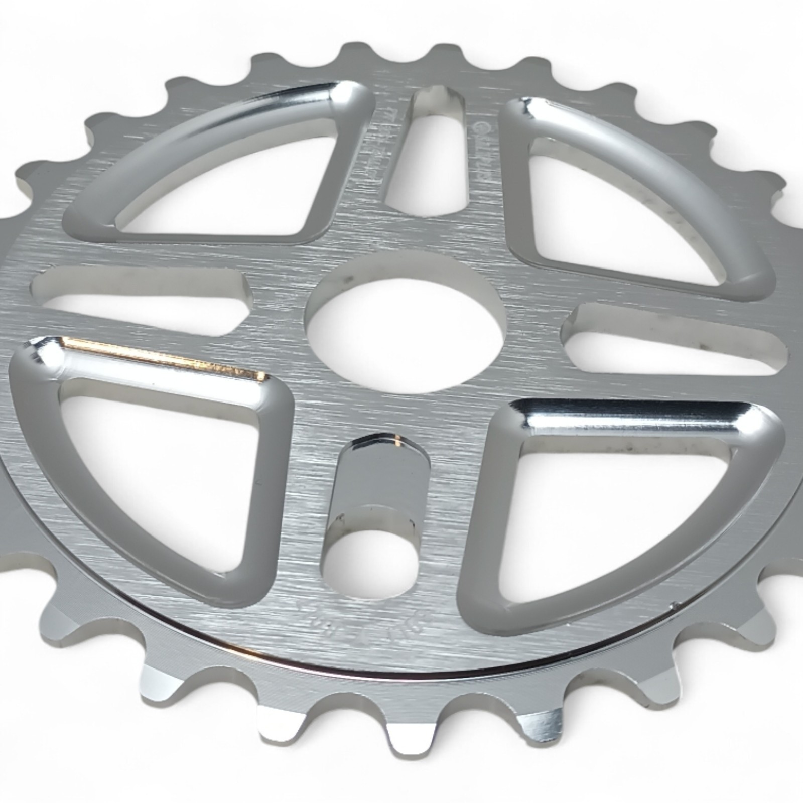 Salt Plus BMX 27T Chainring Alloy Fit 22mm Spindle Crankset Silver