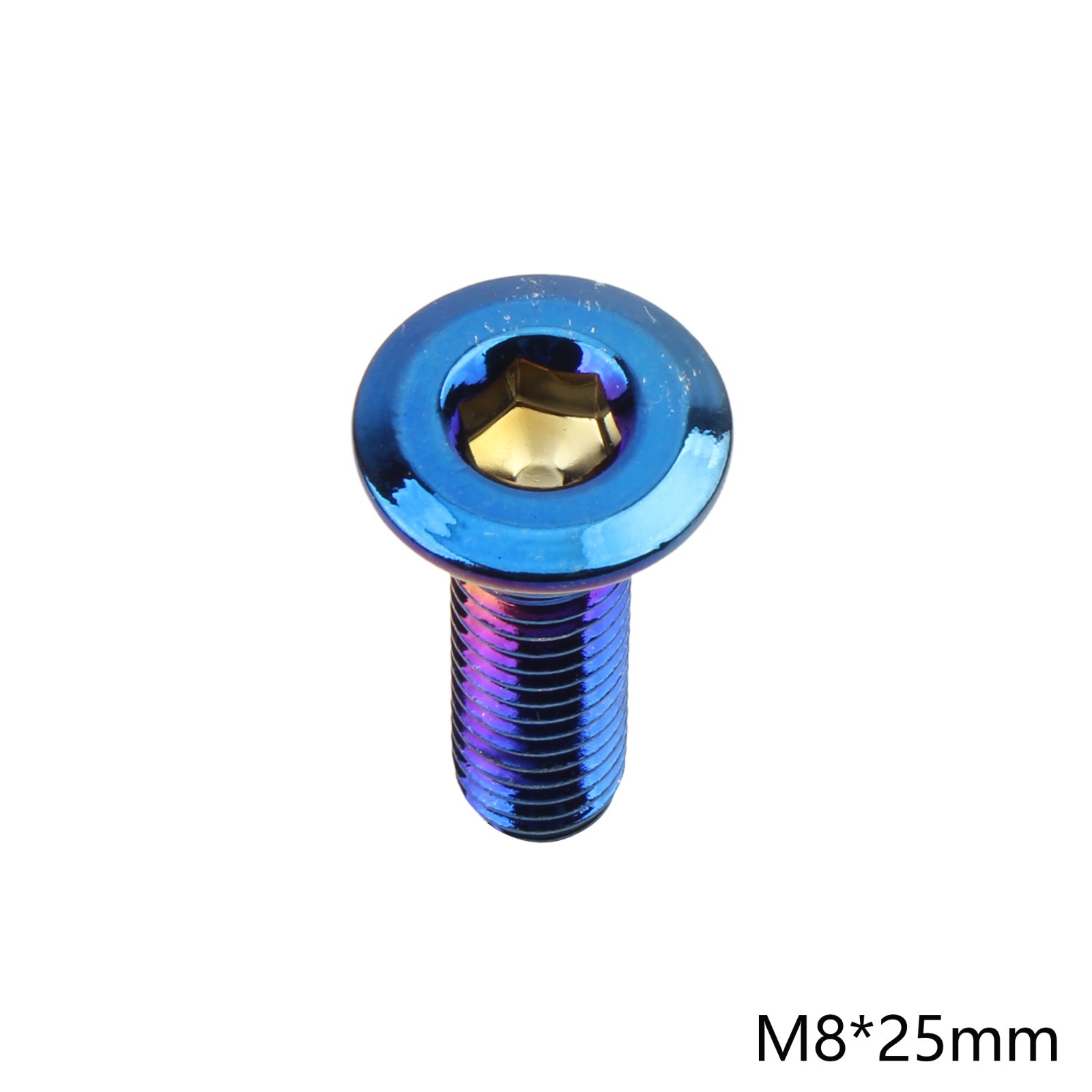 M8*16mm/25mm/30mm Burnt Titanium Brake Rotor Bolts F Dirt Bike Enduro Motorcycly