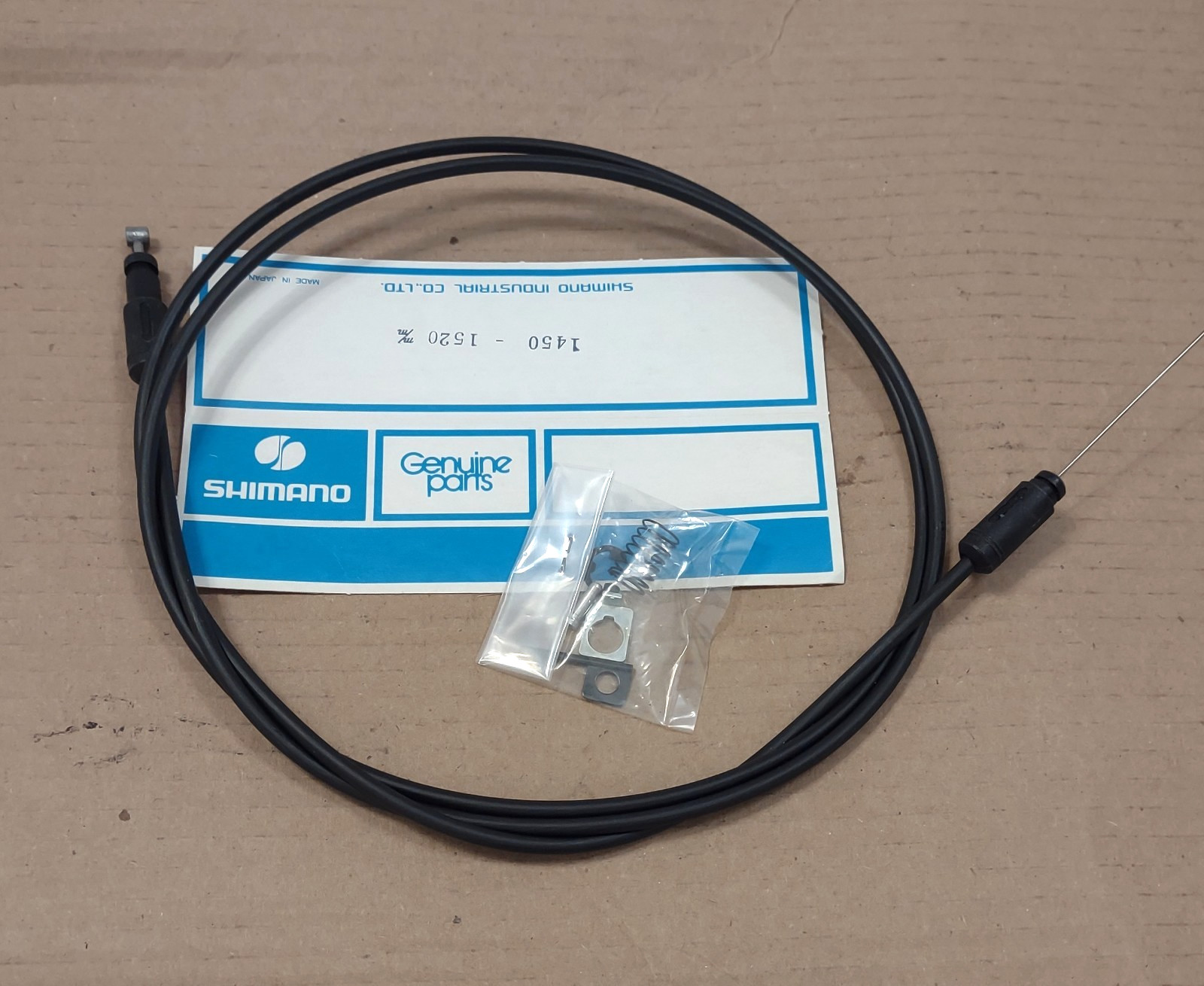 Shimano BIke Shifter Cable Positron 57 in Black New Vintage Bicycle