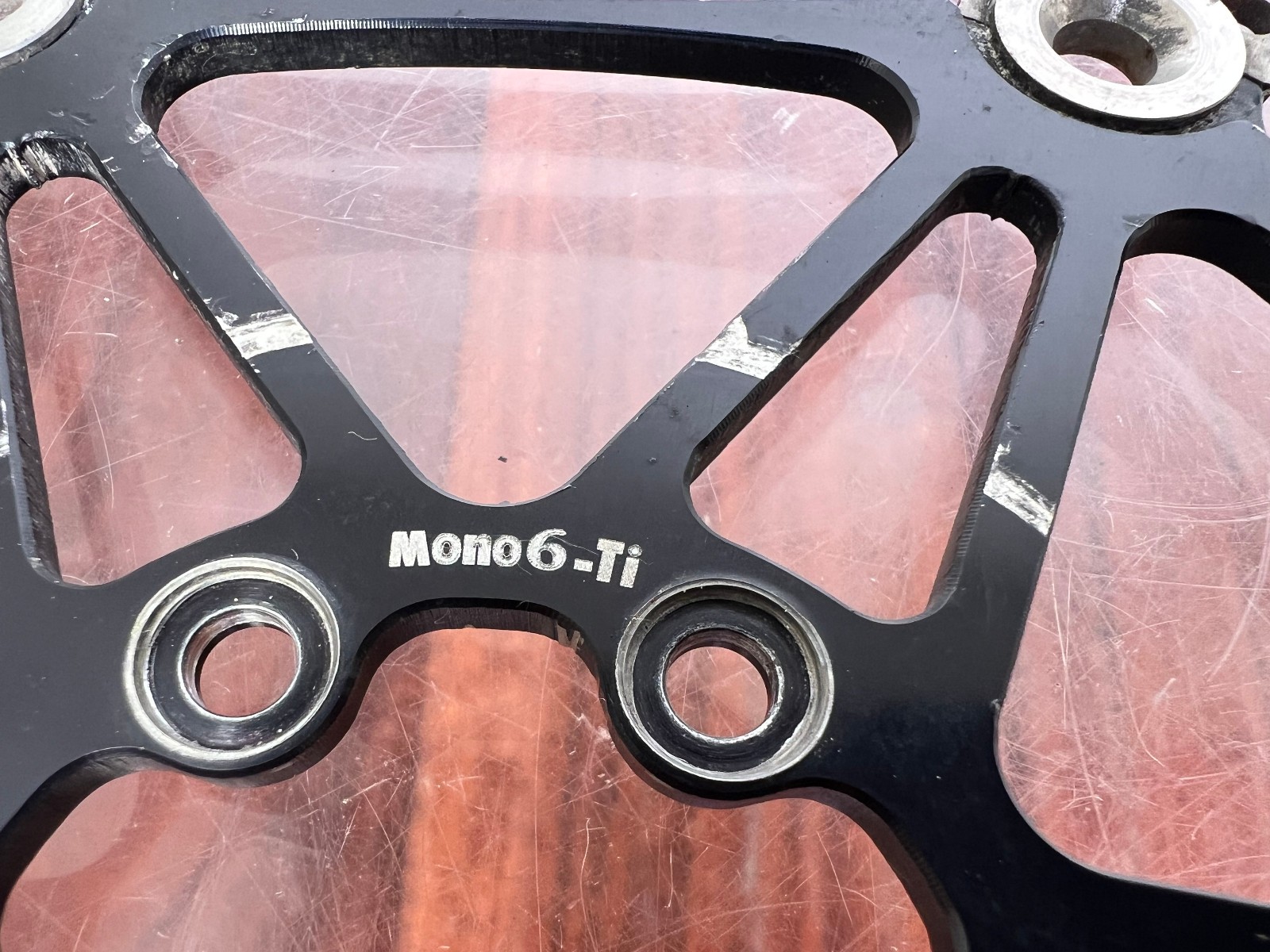 Vintage Hope Mono 6 Ti Brake Rotors Rotor Set 205mm Downhill 26″ DH Retro MTB