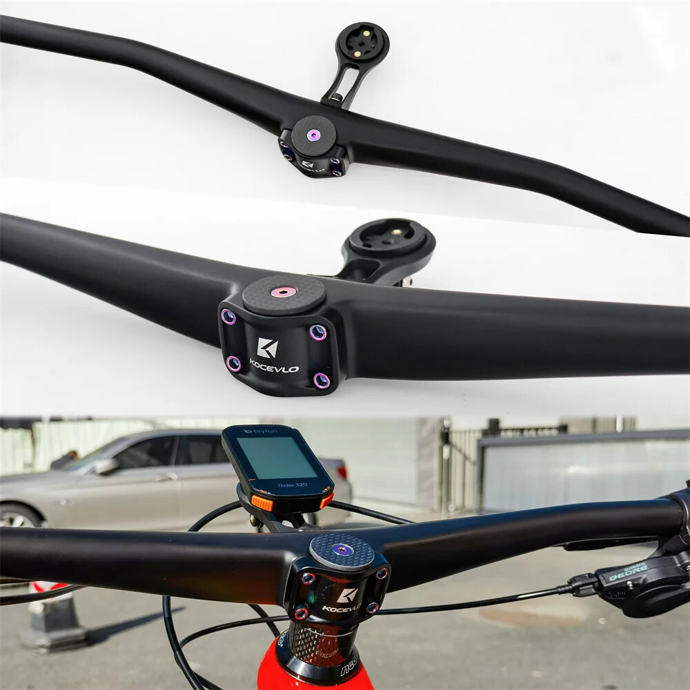 Mtb bike Carbon Handlebars 28.6mm Integrated Handlebar For Mountain Bike Parts