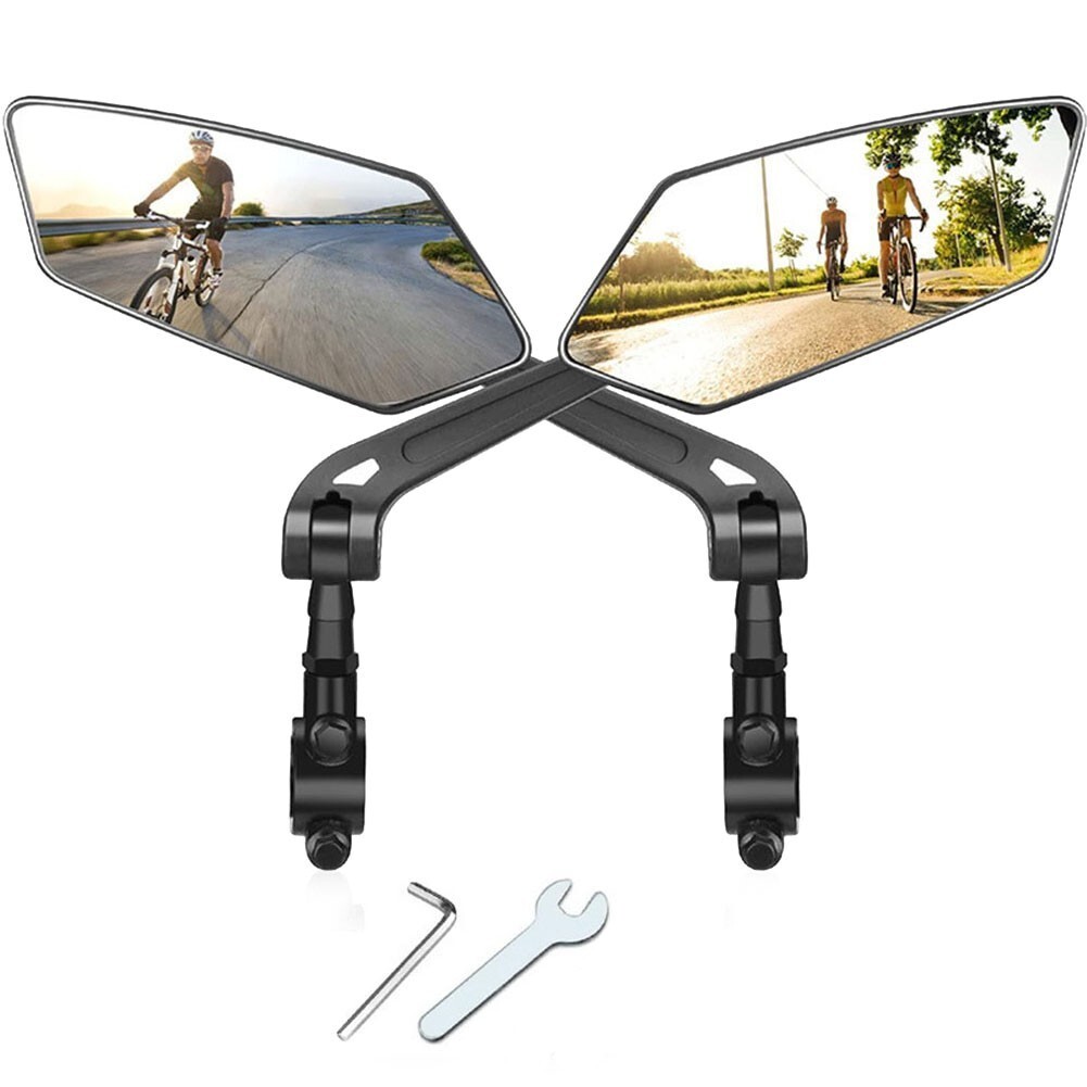 Bike Rearview Mirror for Electric Bike Scooter Reflective Rotation